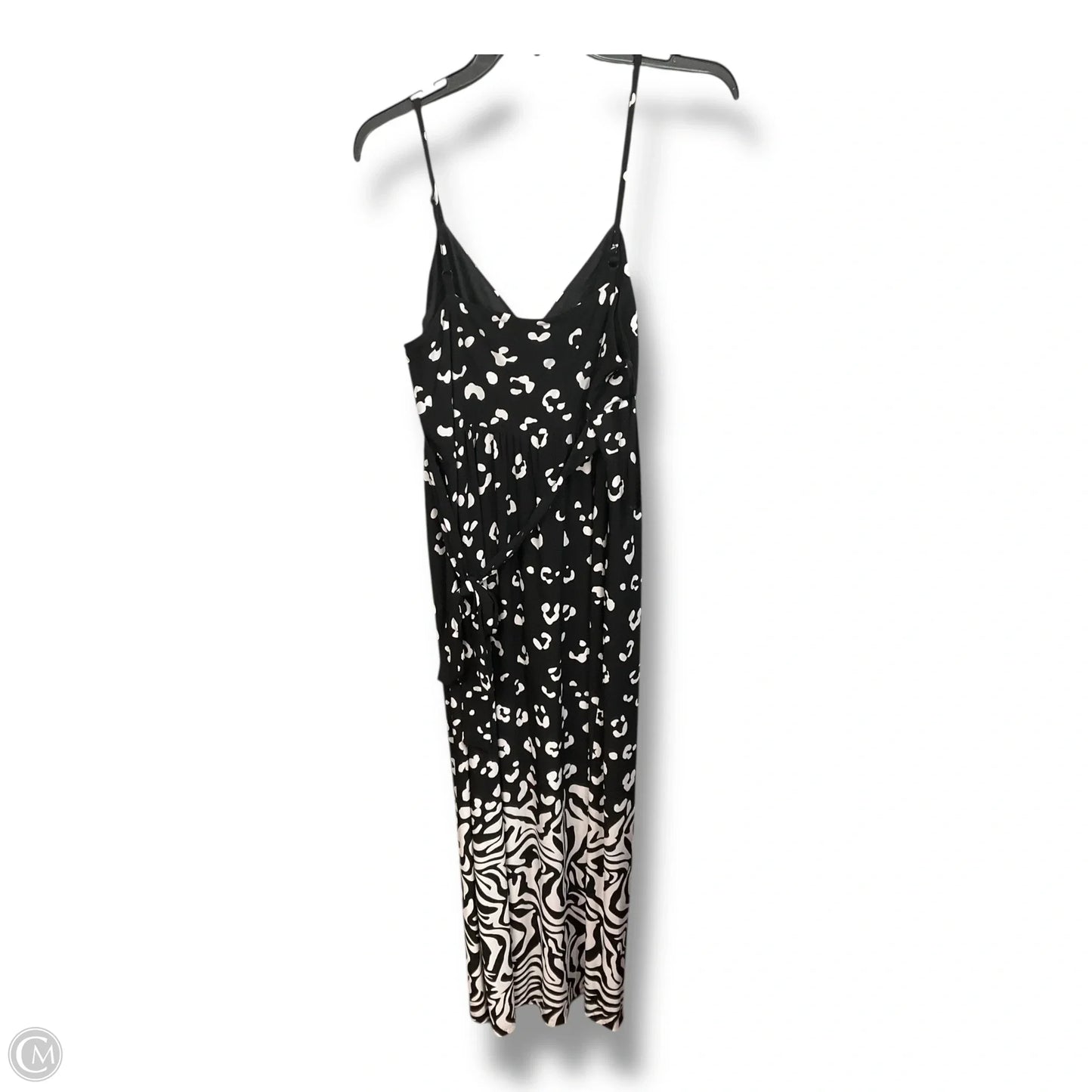 Dress Casual Maxi By Clothes Mentor In Black & White, Size: Xl