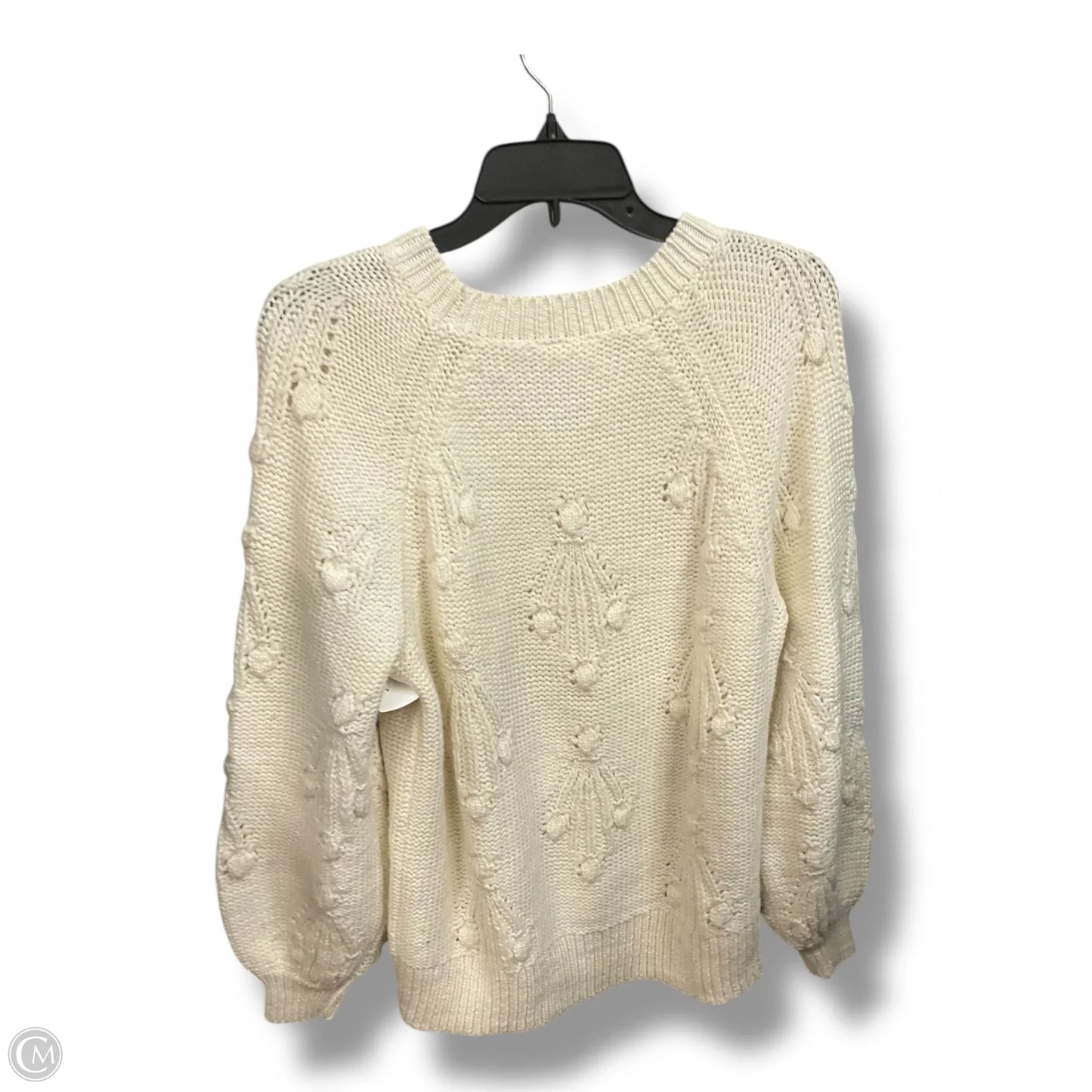 Sweater By Gap In Cream, Size: M
