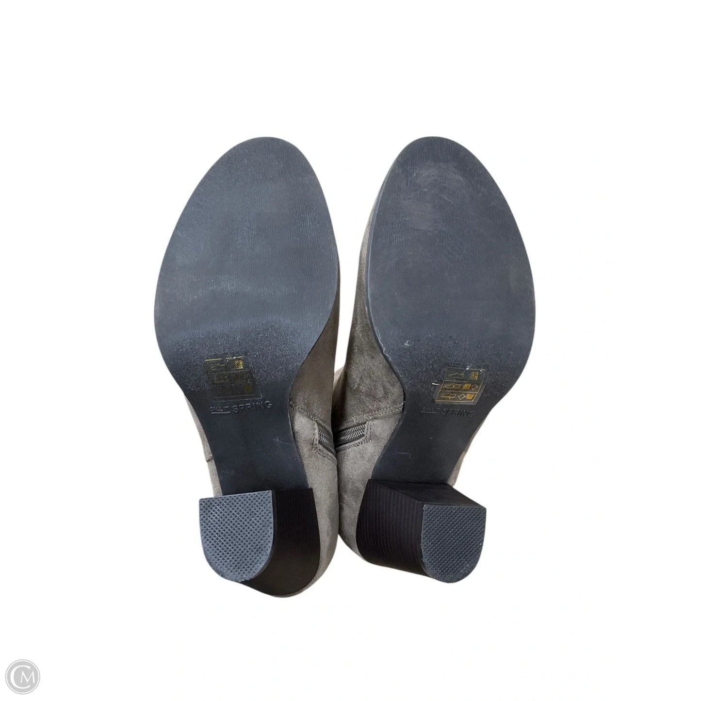 Boots Ankle Heels By Call It Spring In Beige, Size: 7.5