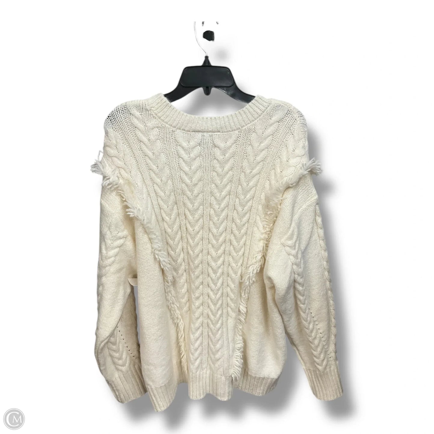 Sweater By Lane Bryant In Cream, Size: 3x