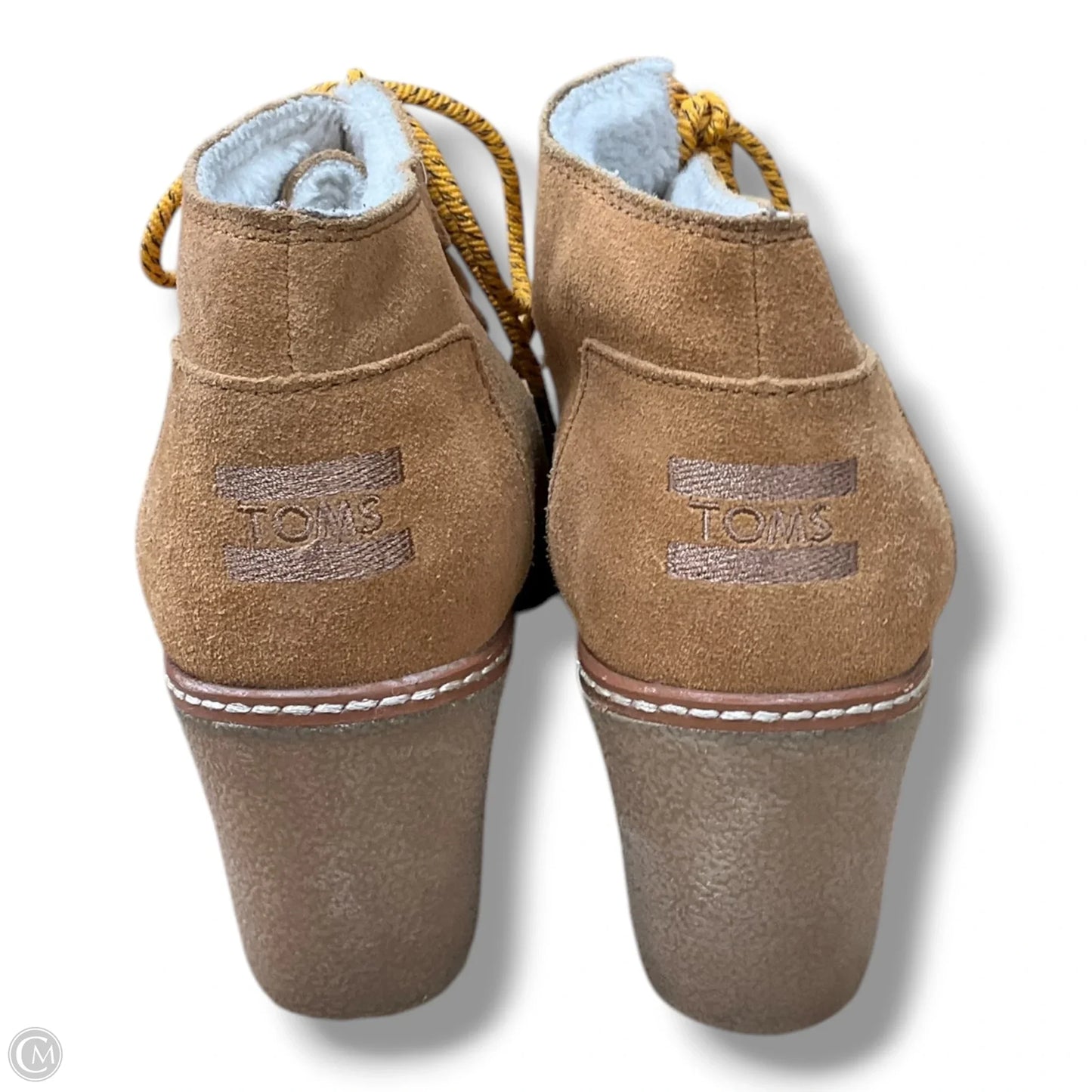 Boots Ankle Heels By Toms In Tan, Size: 9