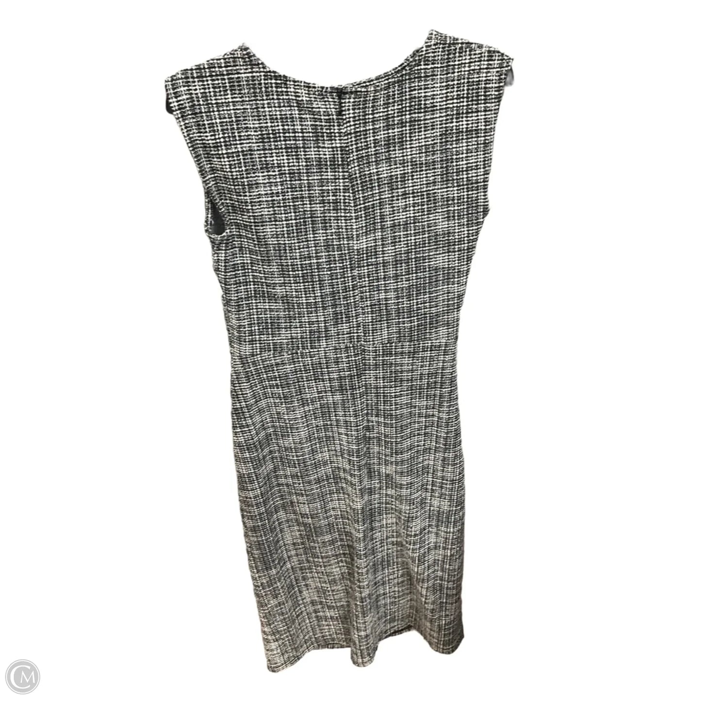 Dress Casual Midi By Ann Taylor In Black & White, Size: S