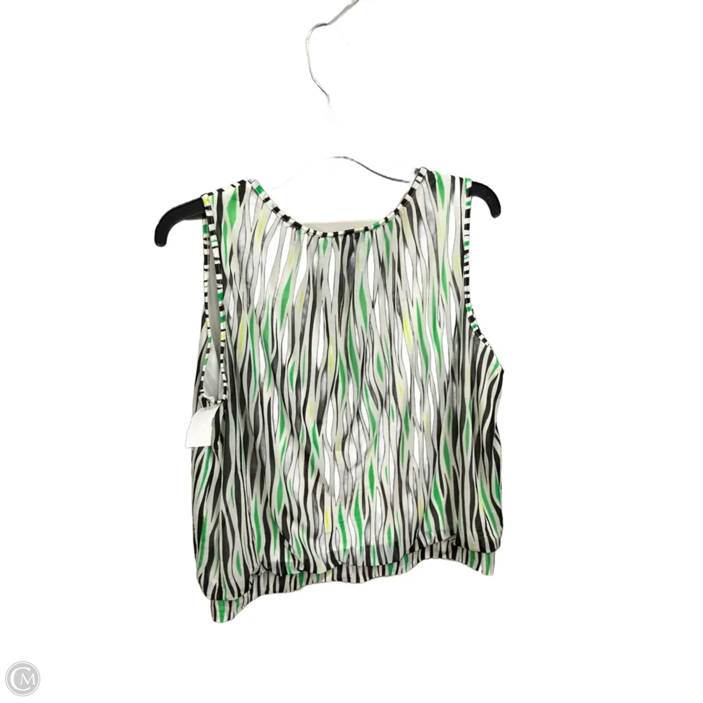 Top Sleeveless By Worthington In Multi-colored, Size: Xl