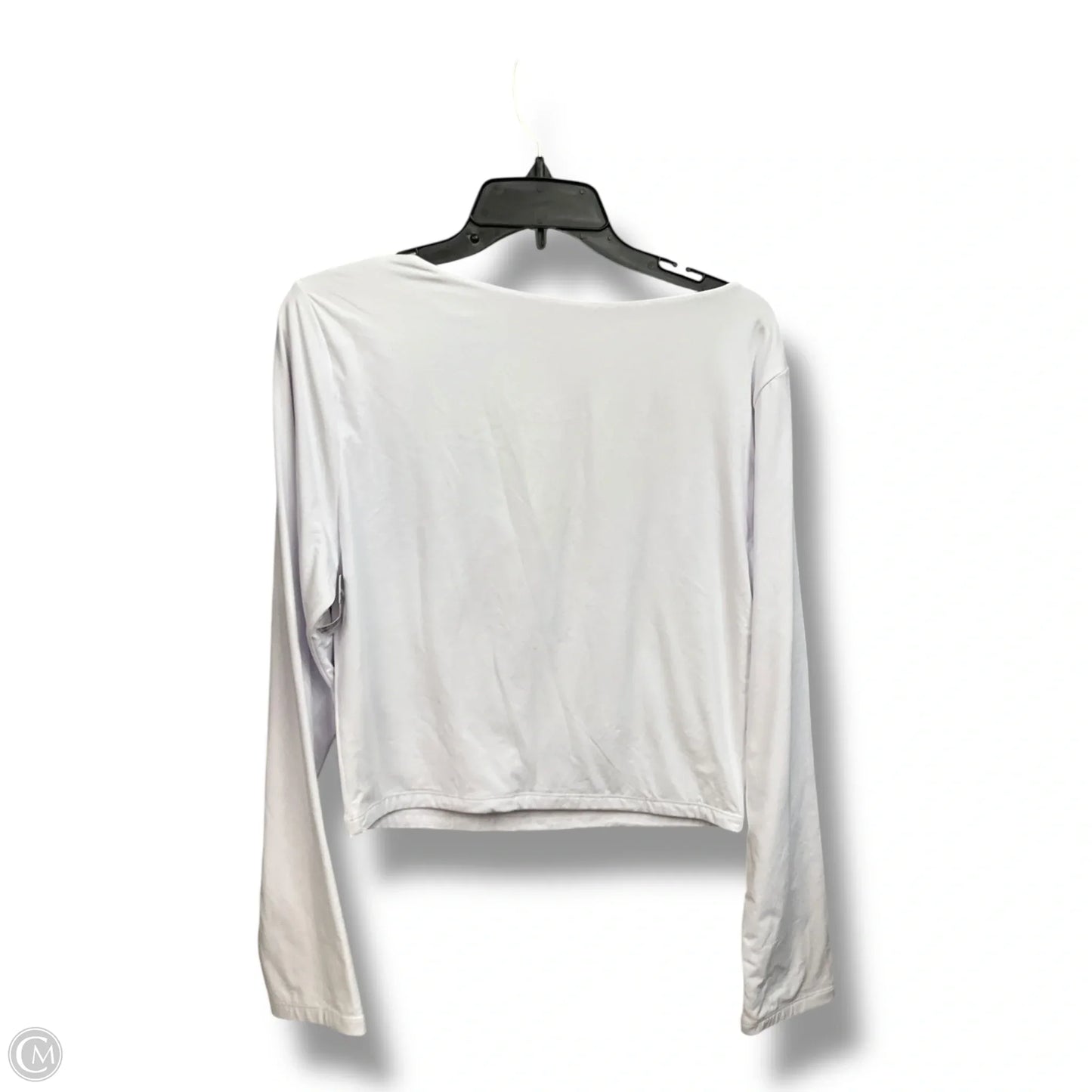 Athletic Top Long Sleeve Crewneck By Cmc In White, Size: Xxl