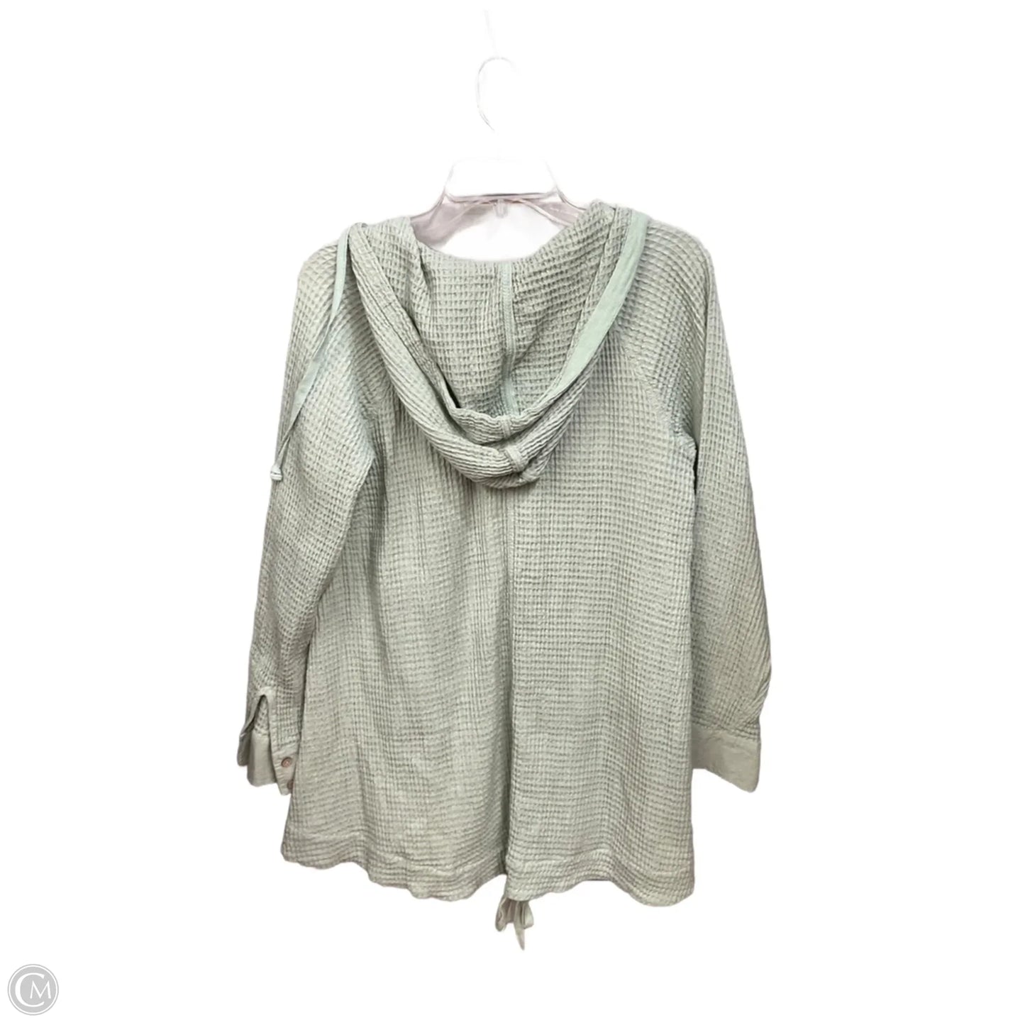 Tunic Long Sleeve By Free People In Green, Size: Xs