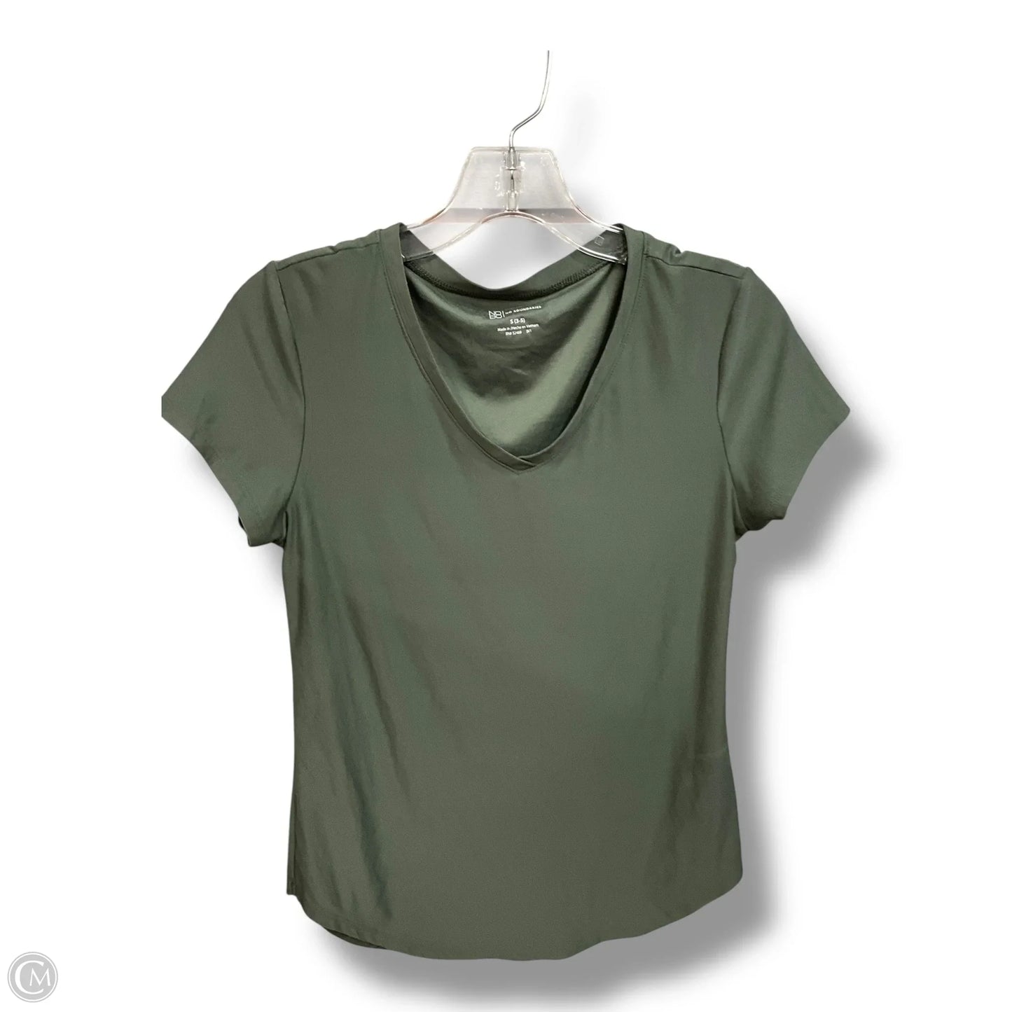 Top Short Sleeve By Cmc In Green, Size: S