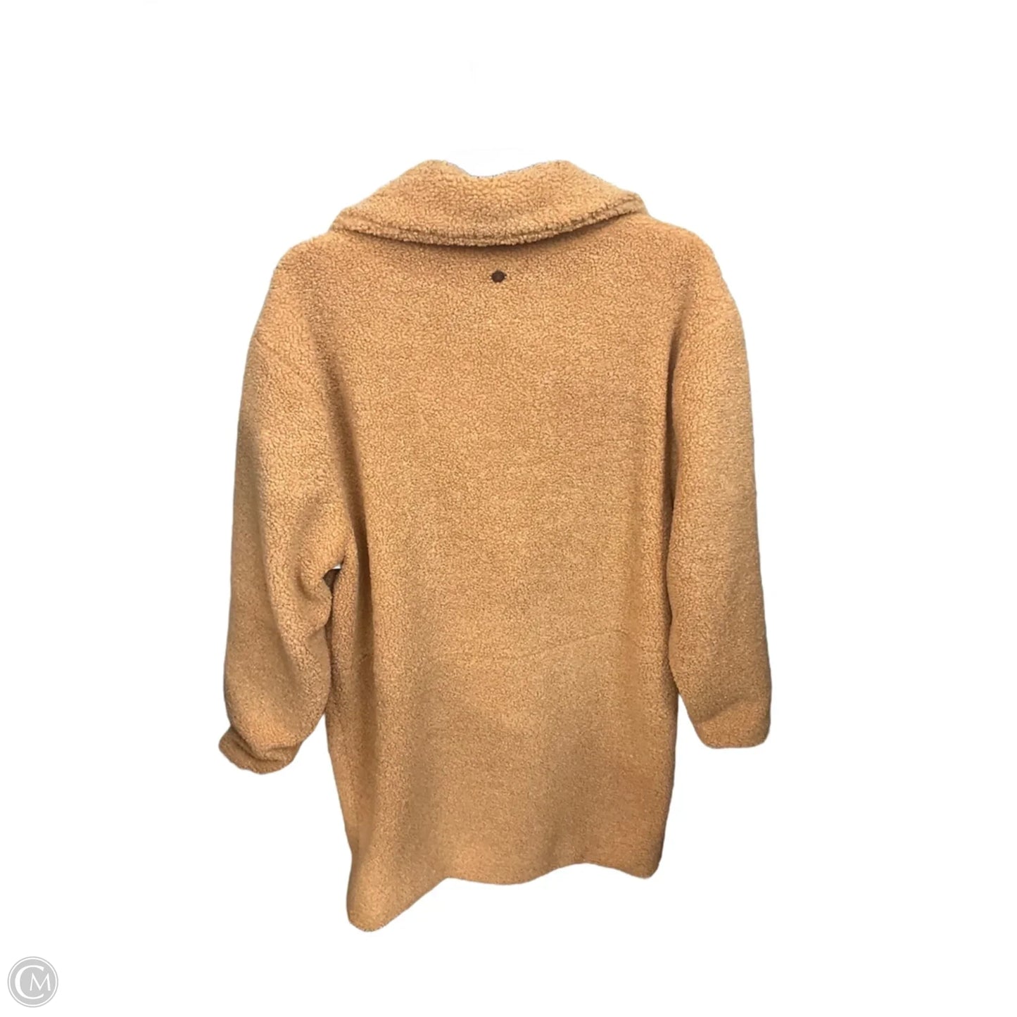 Coat Faux Fur & Sherpa By Calia In Tan, Size: S