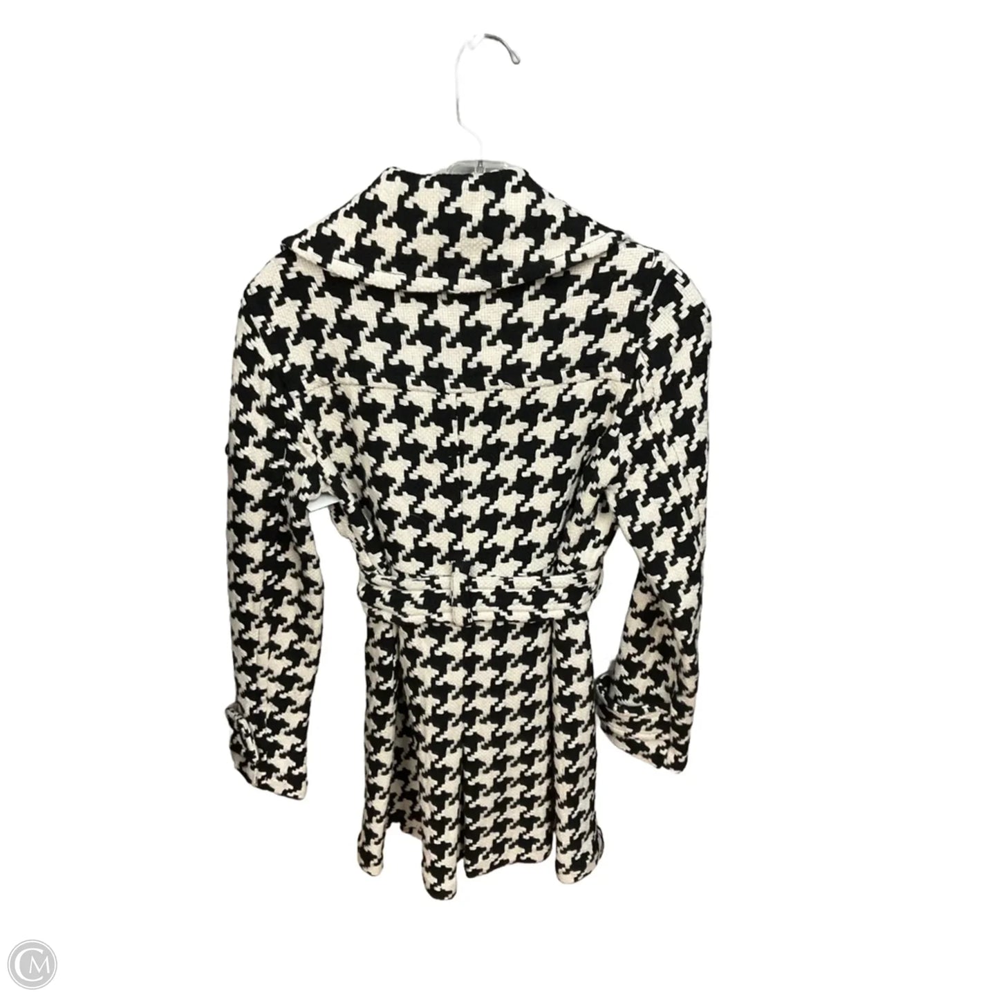 Coat Peacoat By Tommy Hilfiger In Black & White, Size: Xs