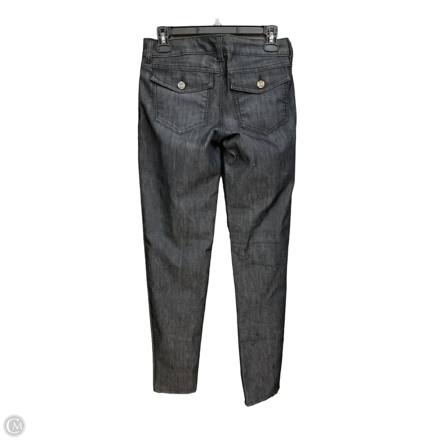 Jeans Straight By Clothes Mentor In Black Denim, Size: 2