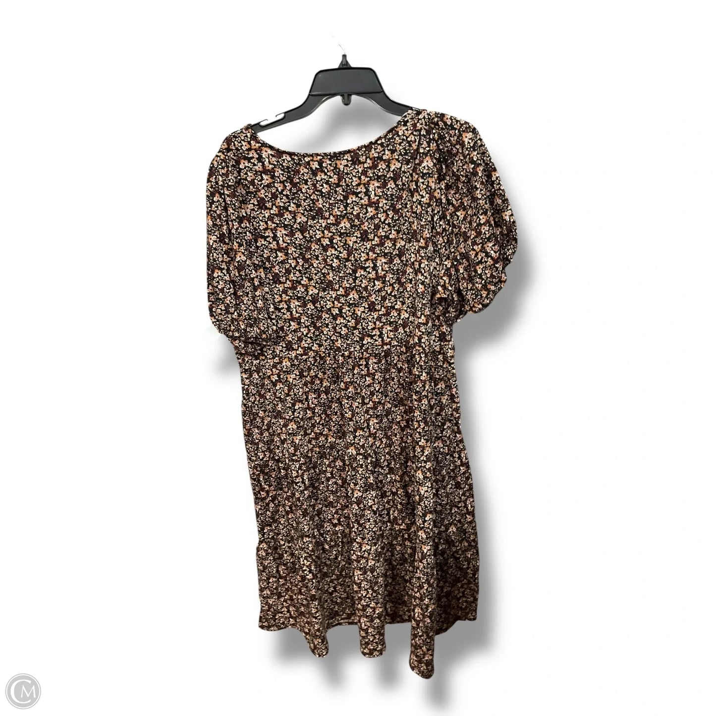 Dress Casual Midi By Ava & Viv In Floral Print, Size: 1x