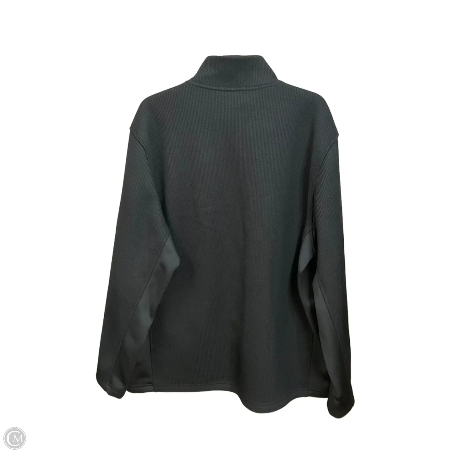 Athletic Jacket By Izod In Black, Size: Xl