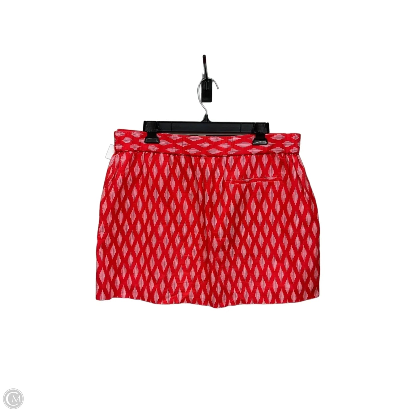 Skirt Mini & Short By Banana Republic In Red & White, Size: 12
