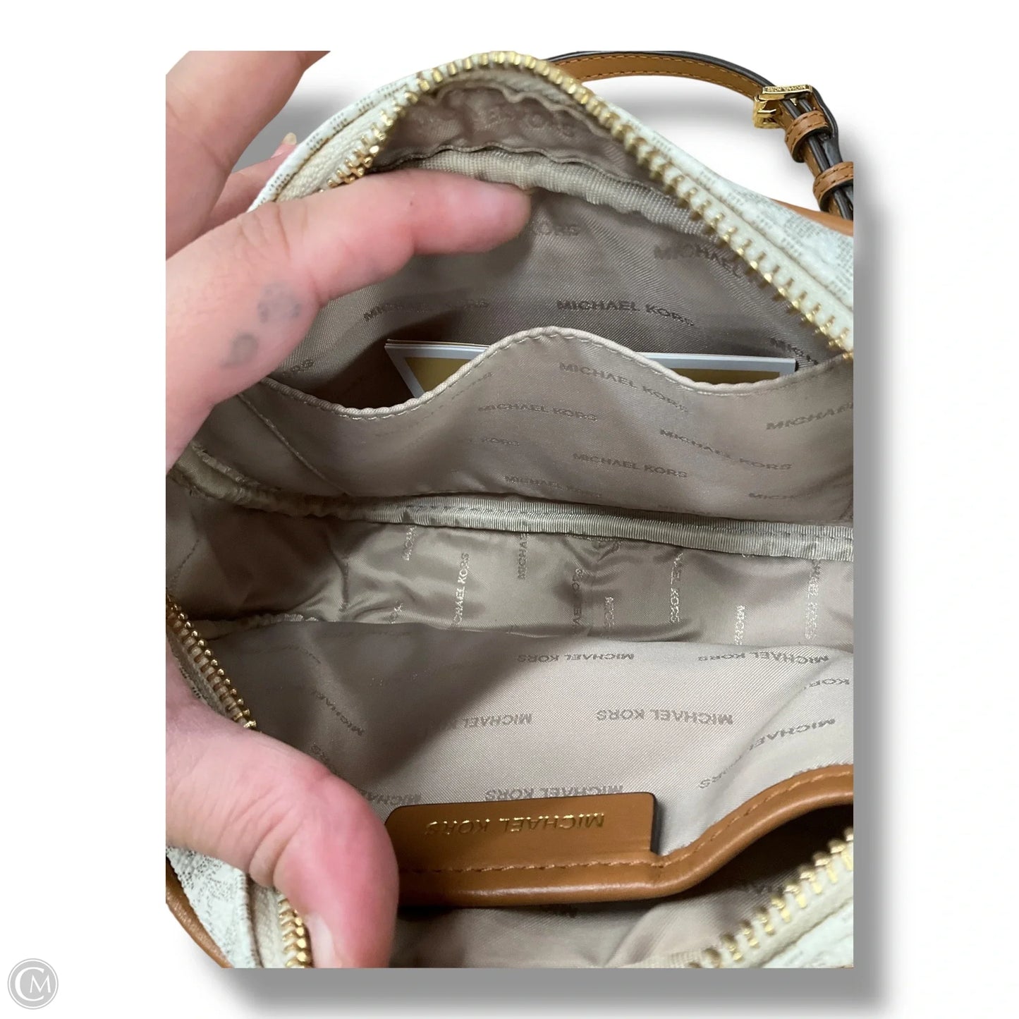 Crossbody Designer By Michael Kors, Size: Small