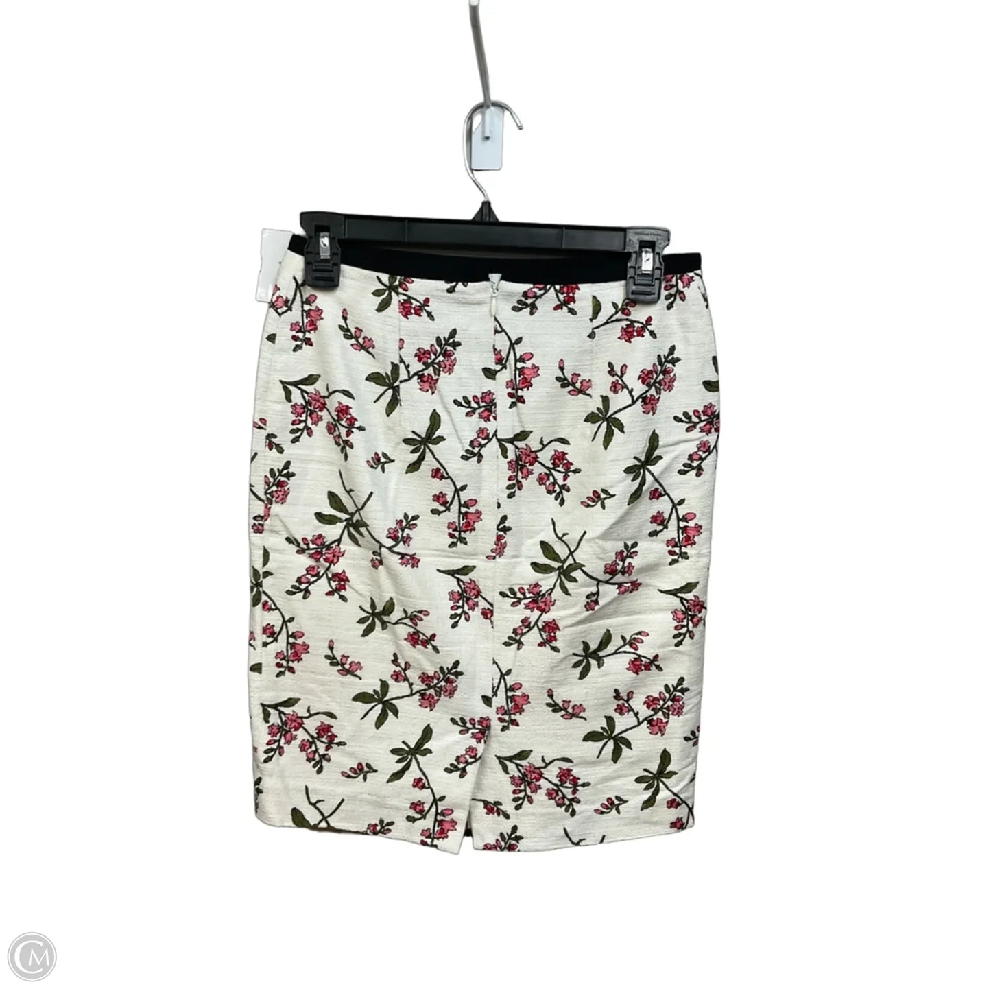 Skirt Midi By Ann Taylor In Floral Print, Size: 0p