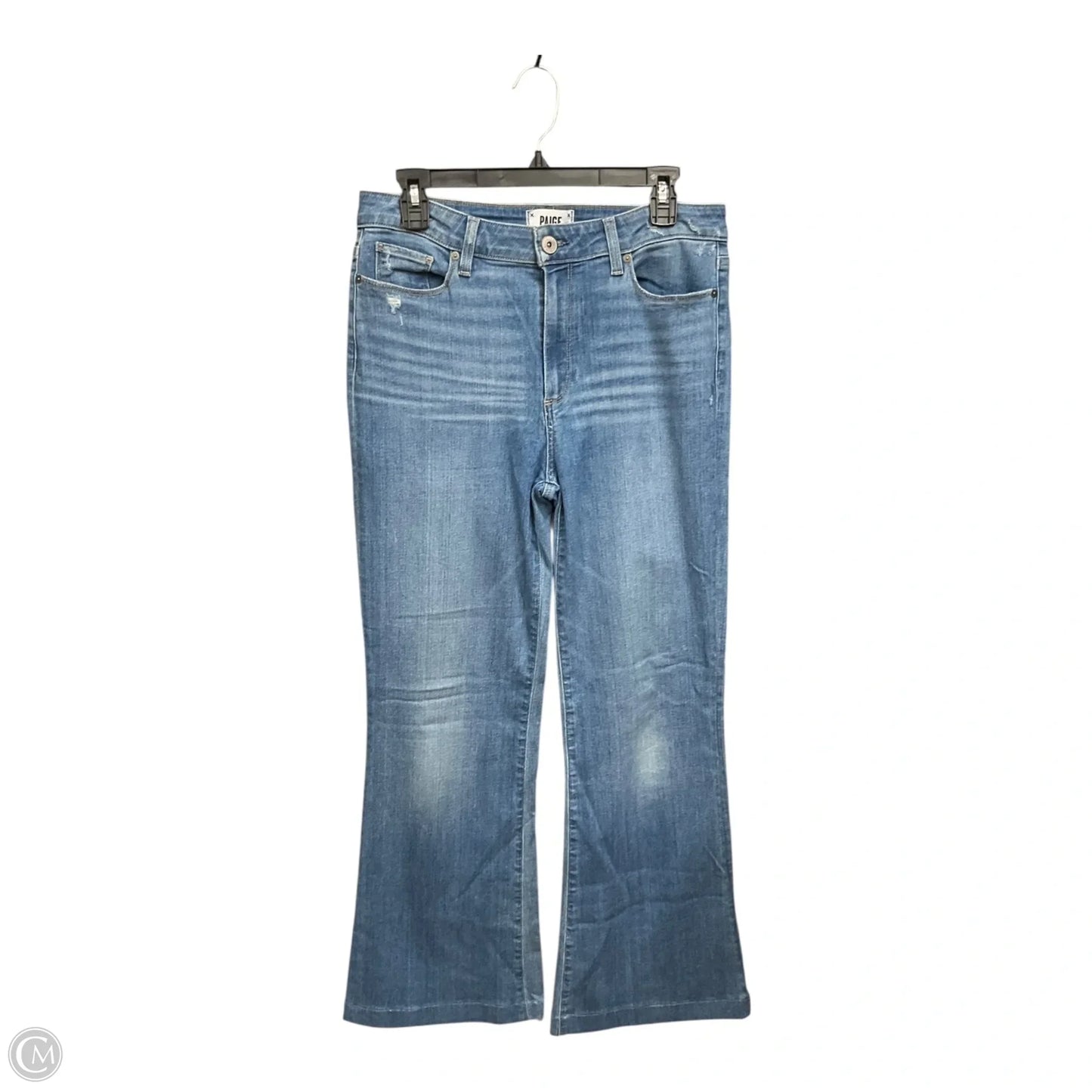 Jeans Wide Leg By Paige In Blue Denim, Size: 8