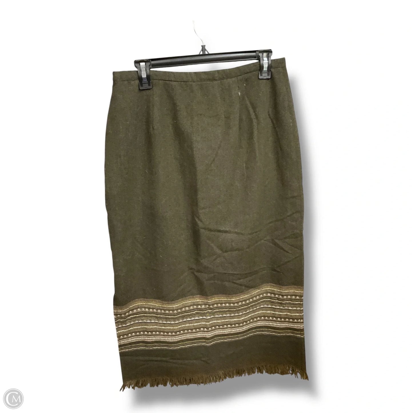 Skirt Maxi By Tailor By B Moss In Green, Size: Xl
