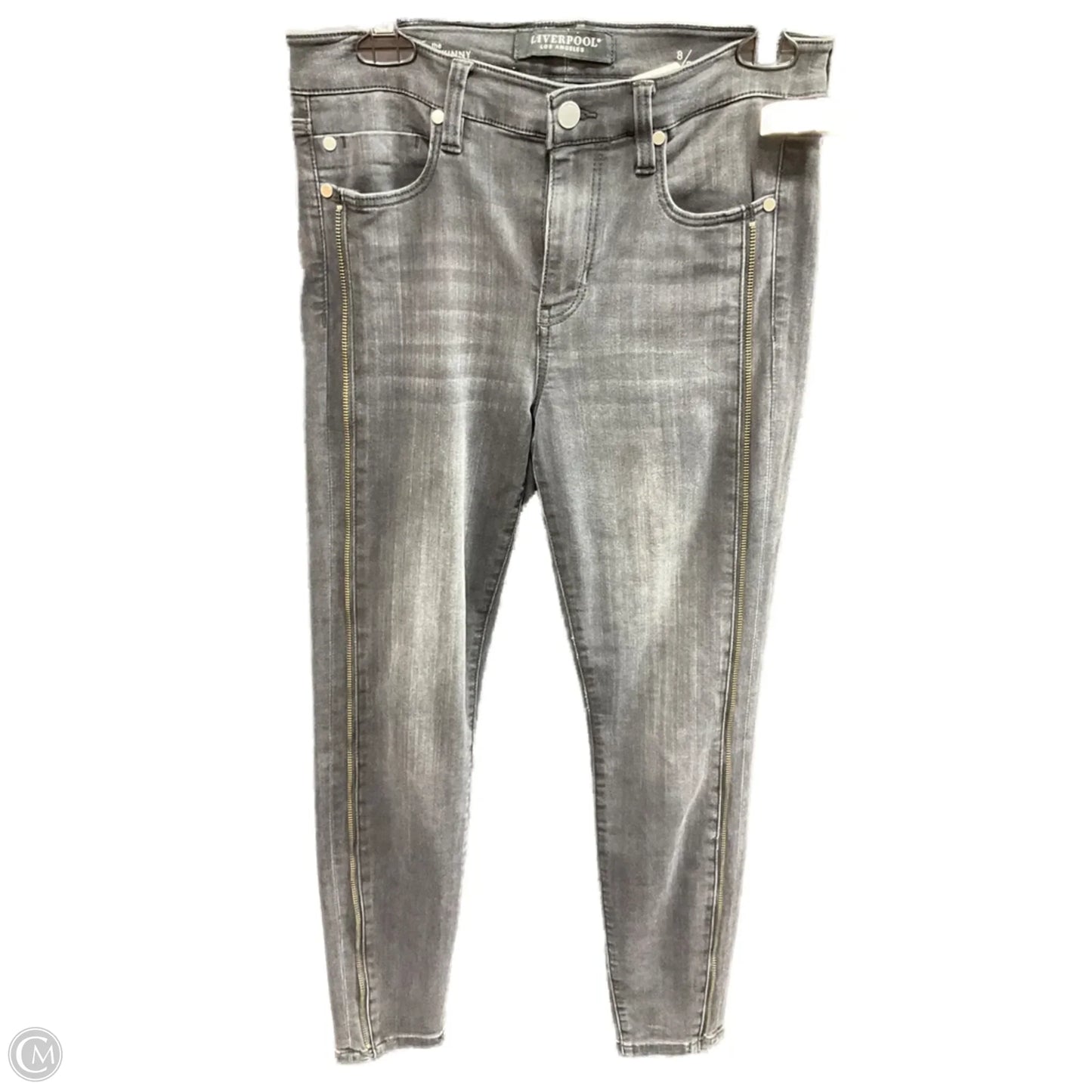 Jeans Skinny By Liverpool In Black, Size: M