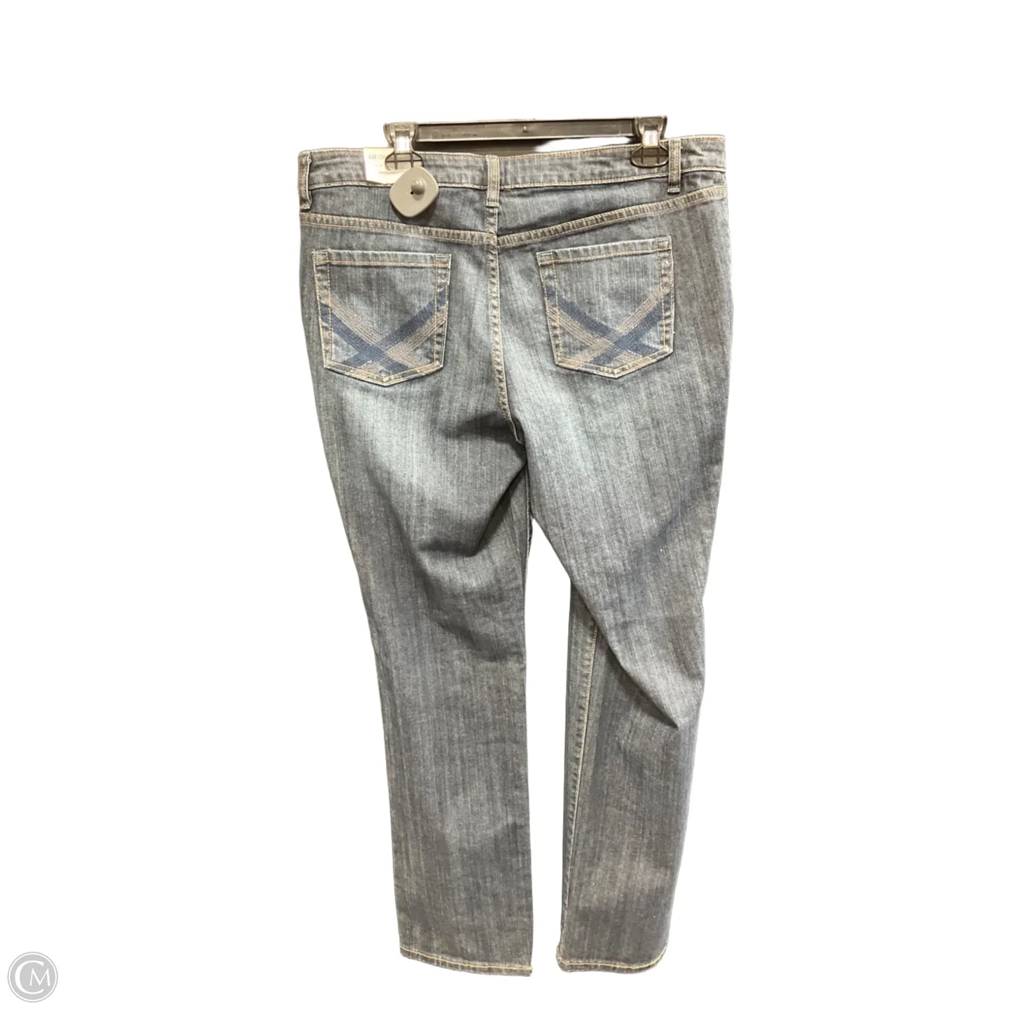 Jeans Straight By Liz Claiborne In Blue Denim, Size: 14