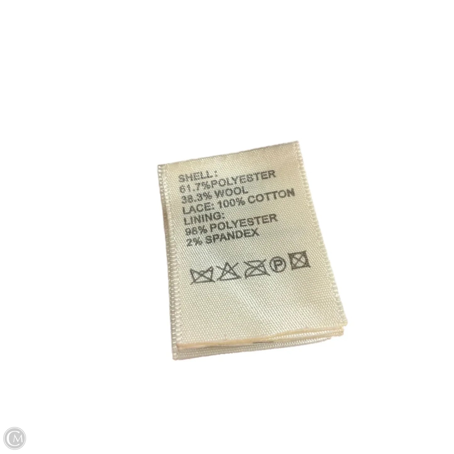 Coat Wool By Clothes Mentor In Red, Size: Xs