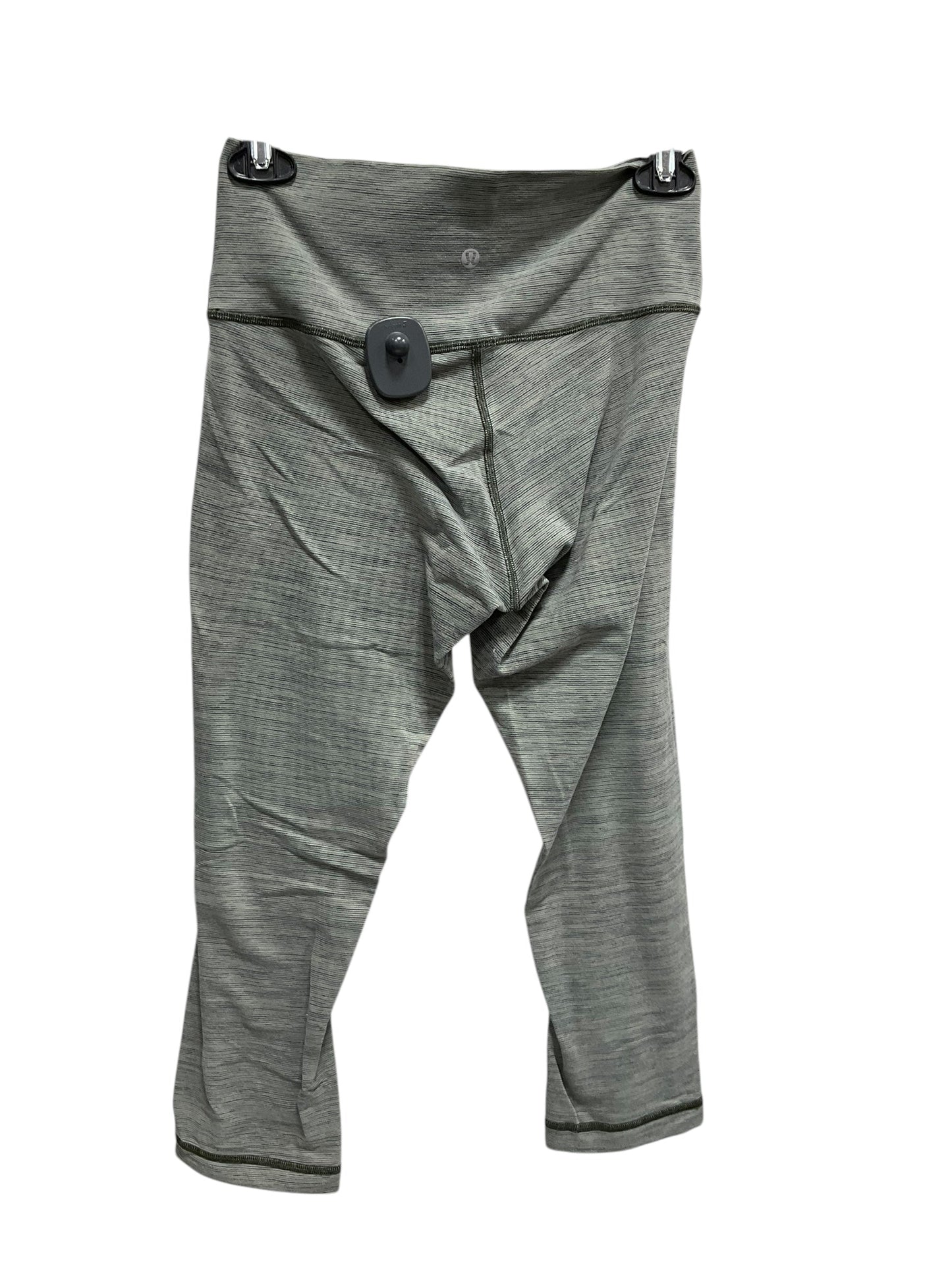Athletic Capris By Lululemon In Green, Size: 6