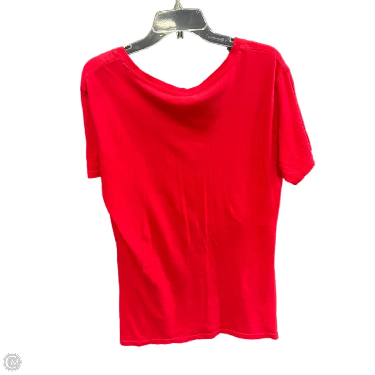Athletic Top Short Sleeve By Clothes Mentor In Red, Size: L