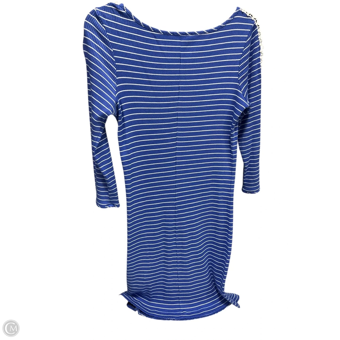 Dress Designer By Lilly Pulitzer In Blue & White, Size: M