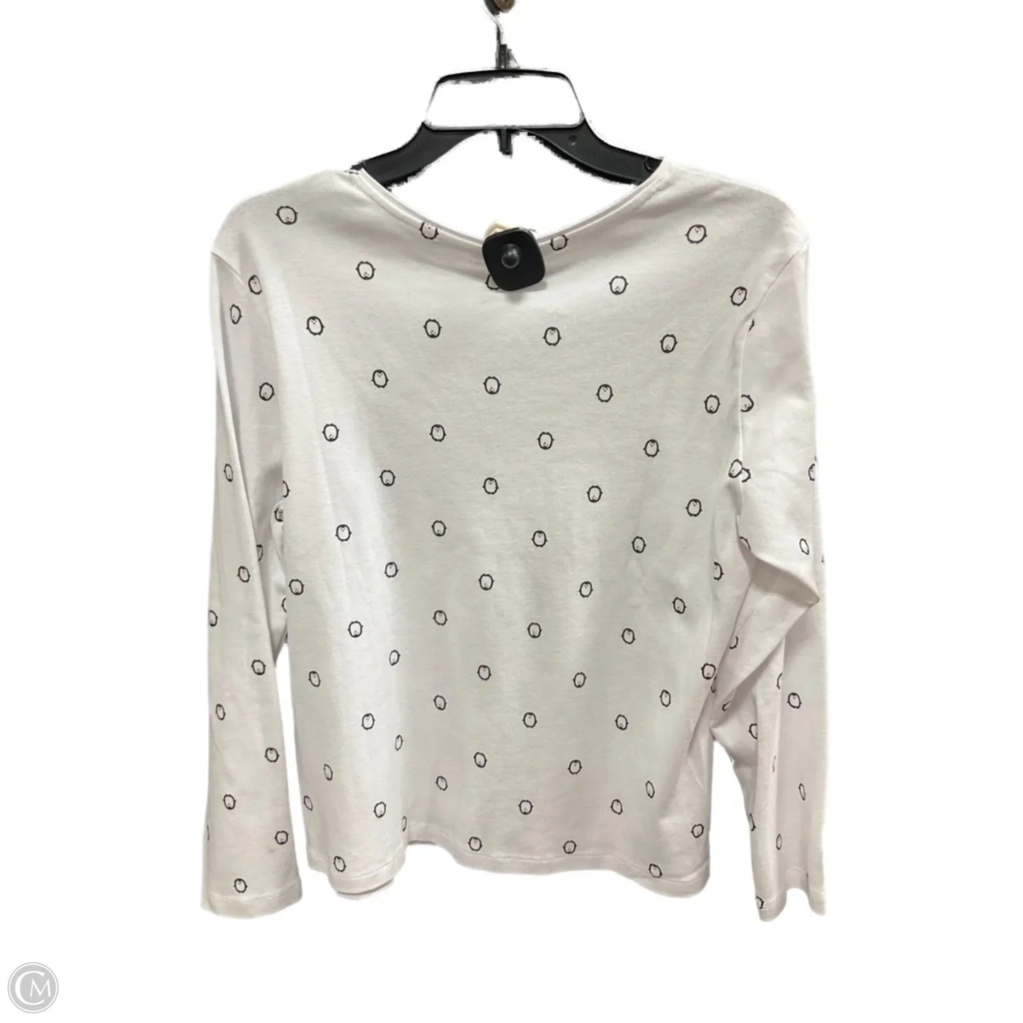 Top Long Sleeve Basic By Christopher And Banks In Animal Print, Size: Xlp