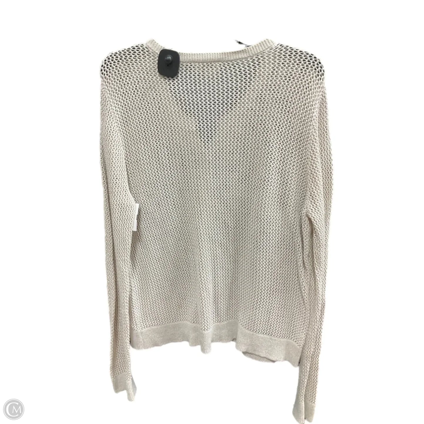 Sweater Cardigan By Loft In Beige, Size: Xl