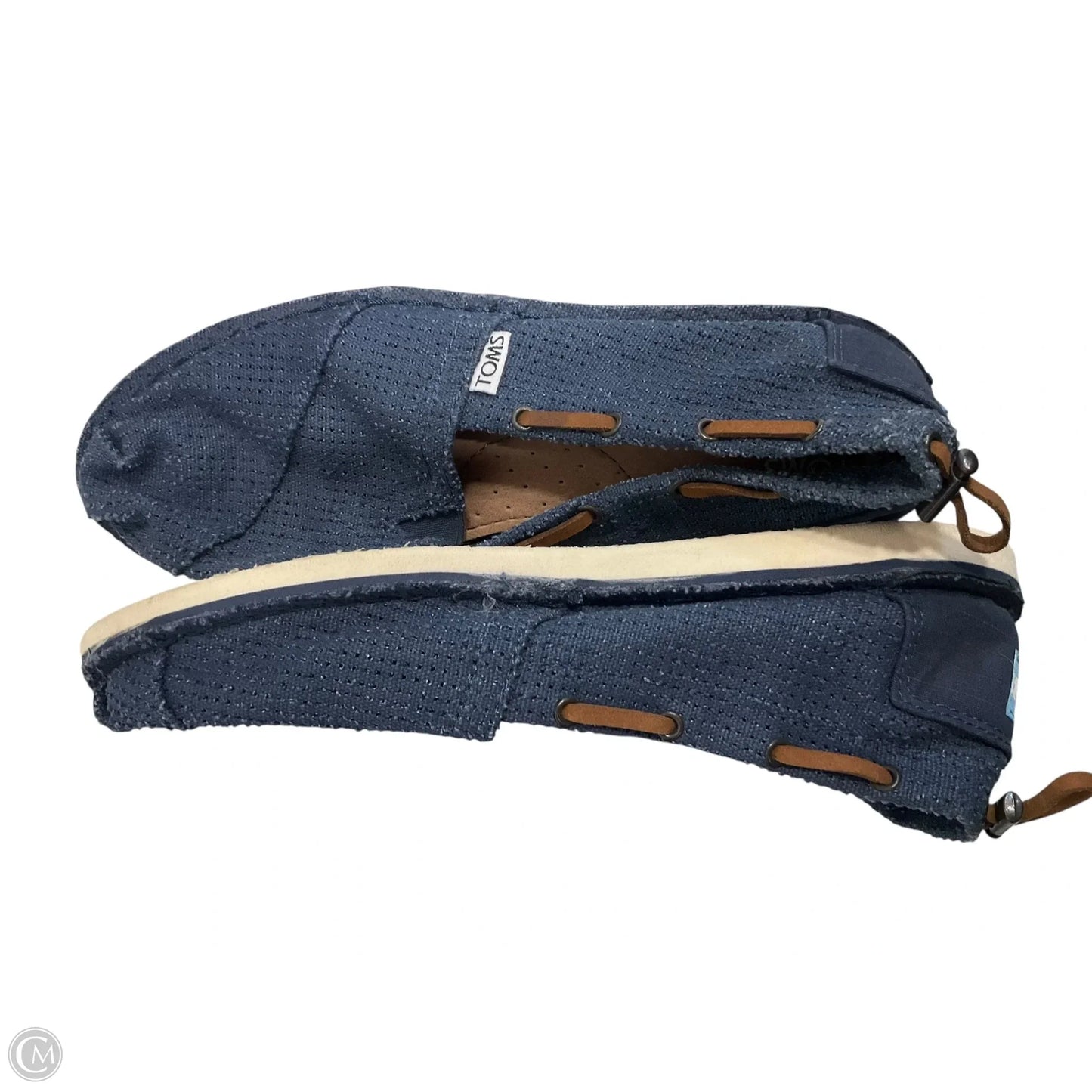 Shoes Flats By Toms In Navy, Size: 9