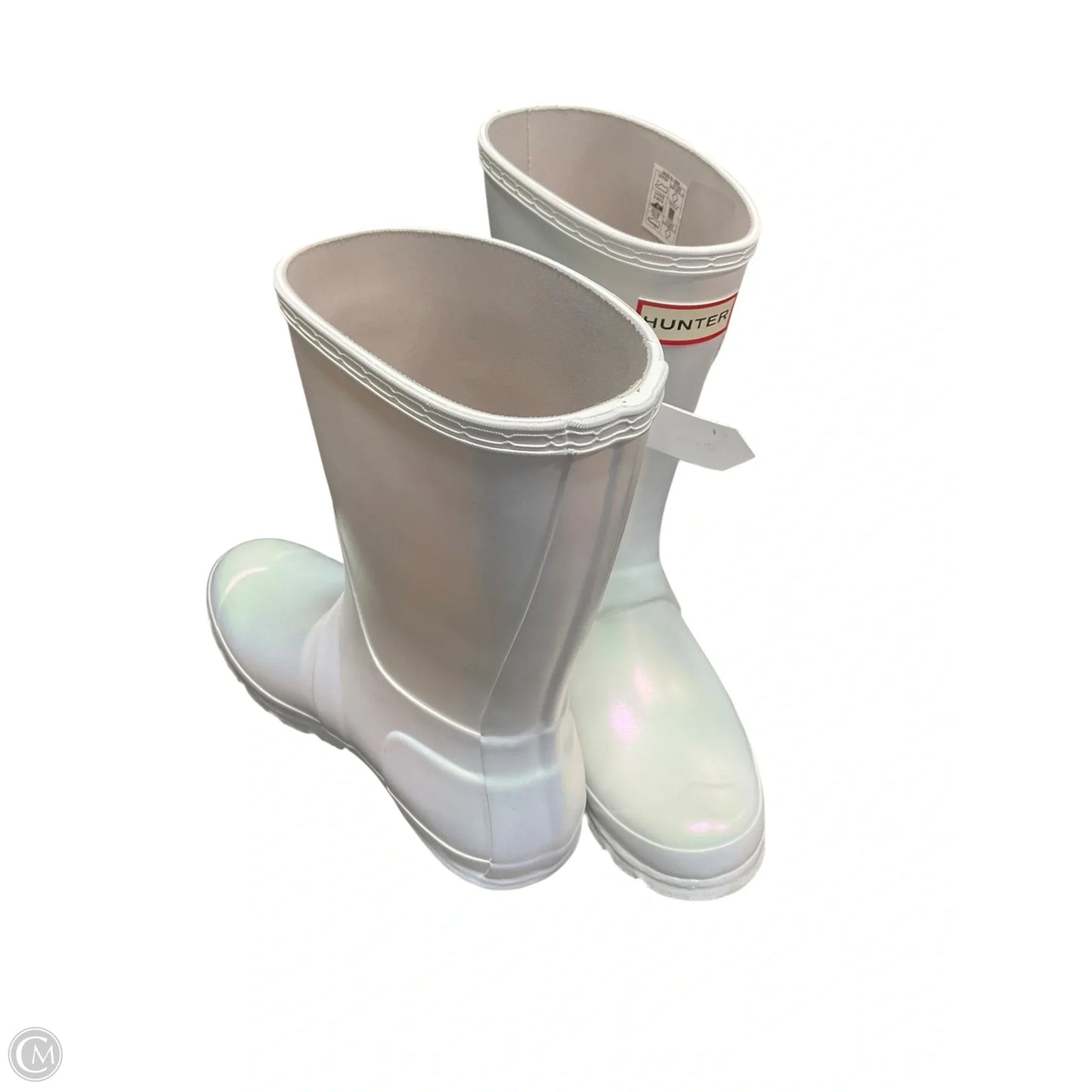 Boots Knee Heels By Hunter In White, Size: 7