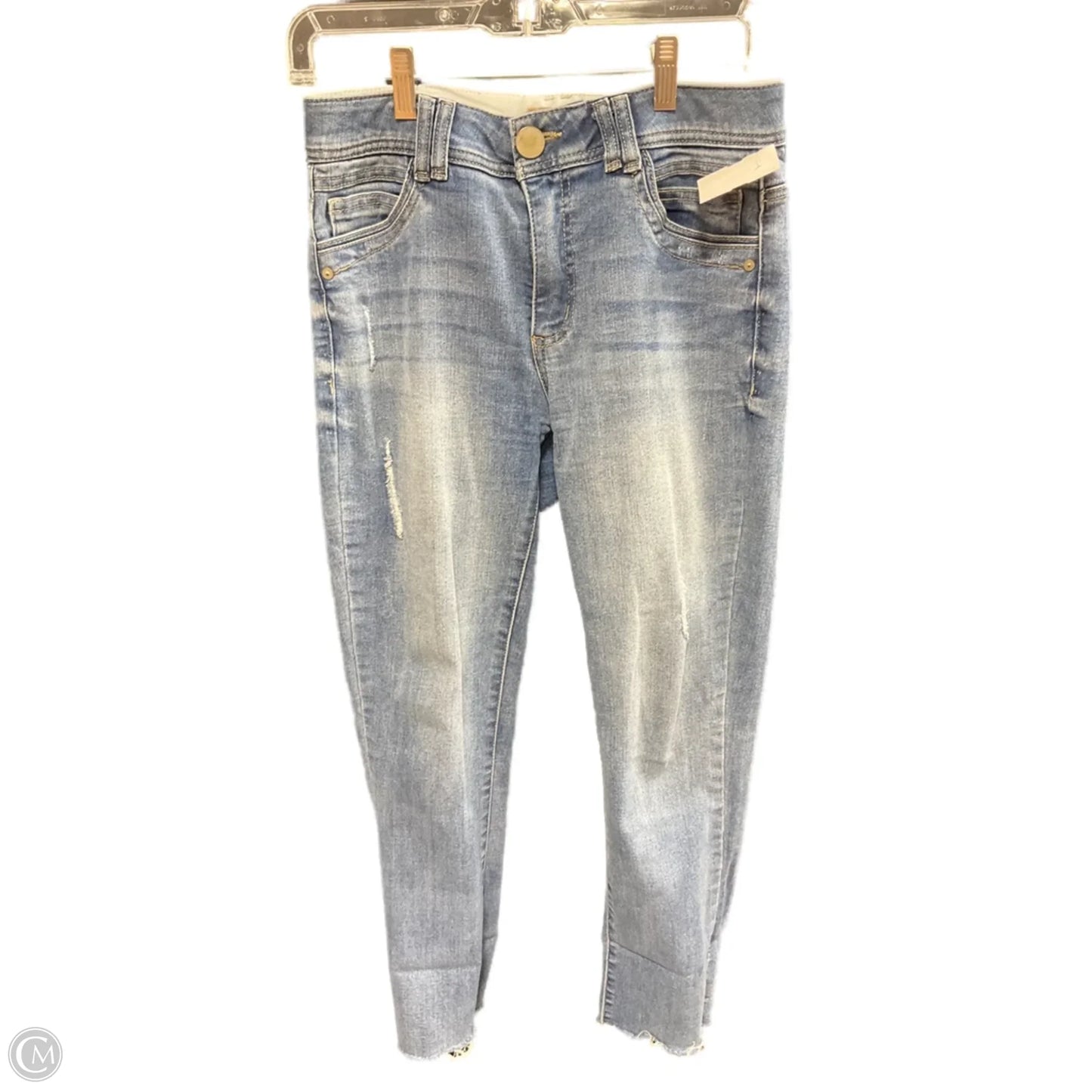 Jeans Straight By Democracy In Blue Denim, Size: 2
