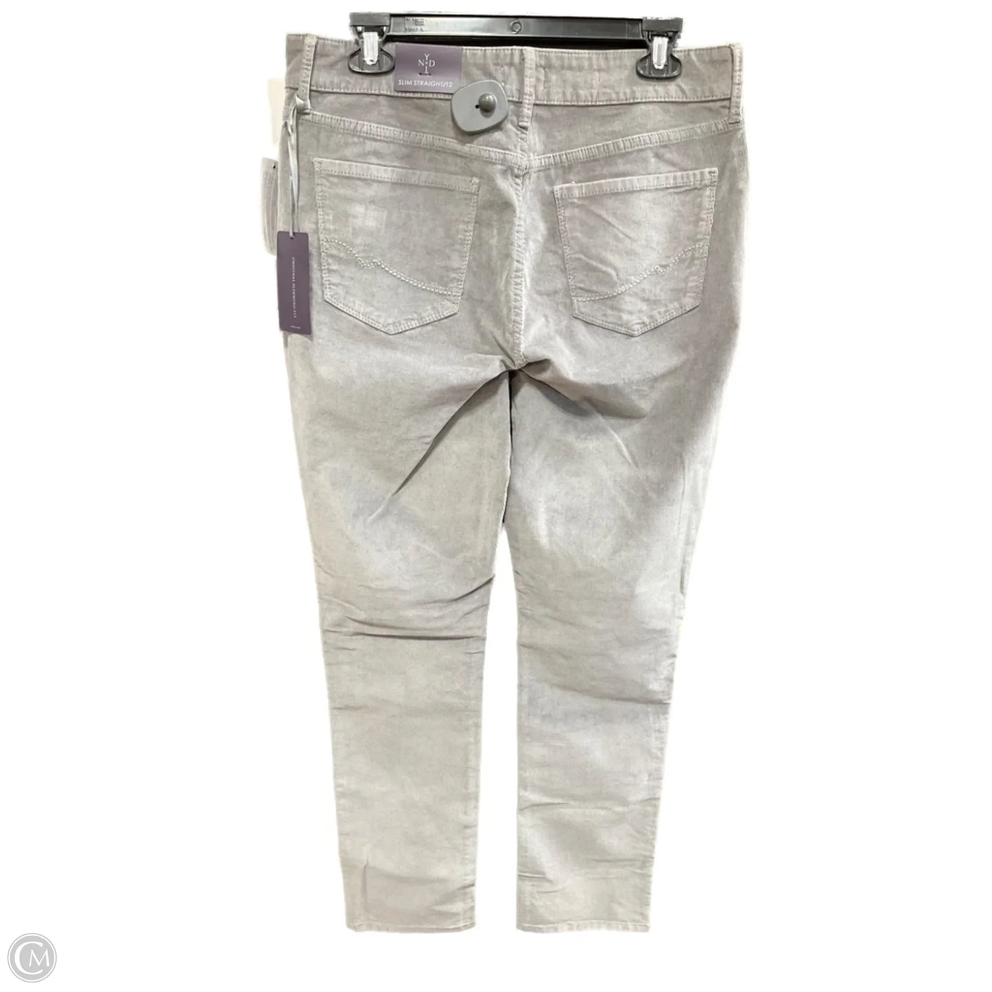 Jeans Straight By Not Your Daughters Jeans In Grey, Size: 12