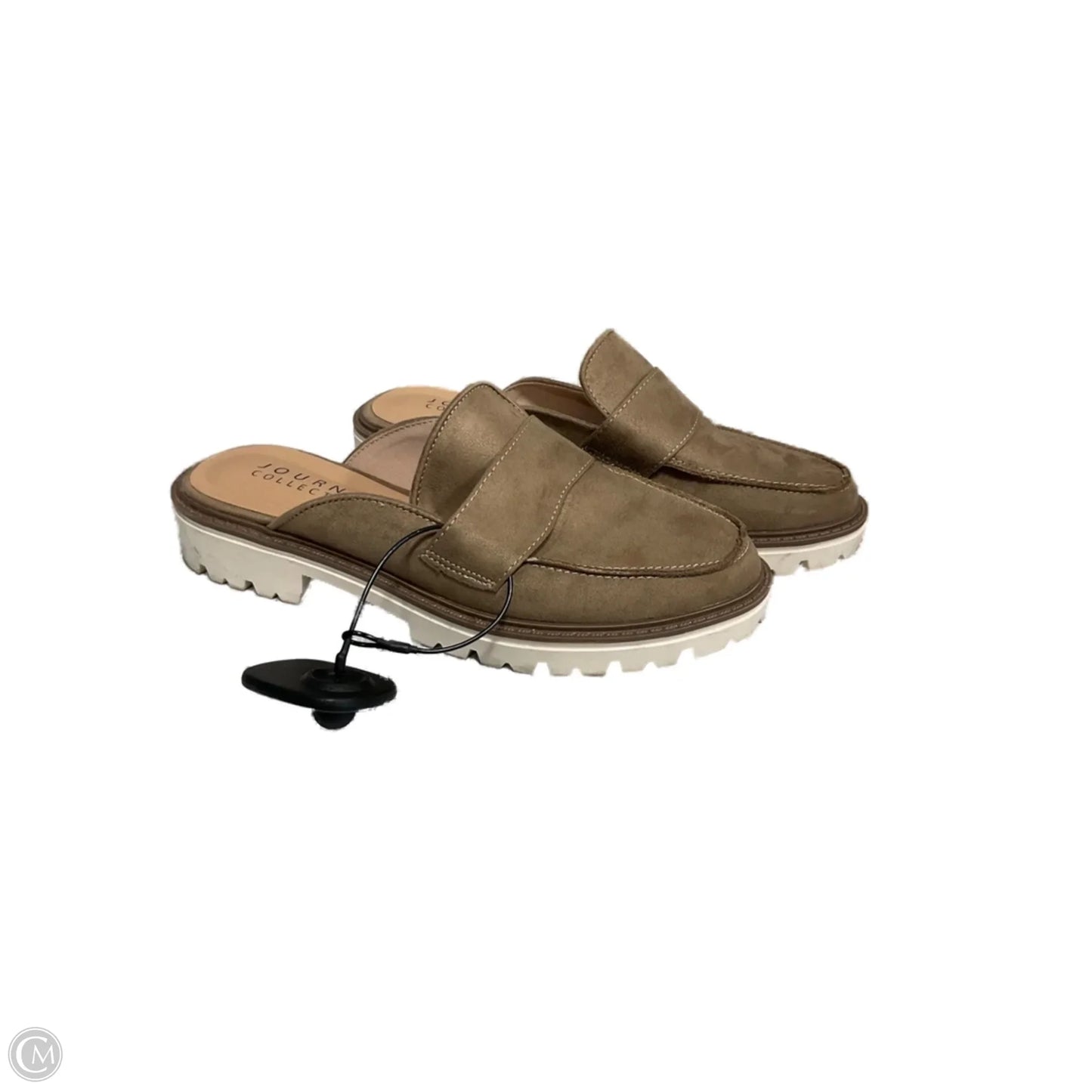Shoes Heels Block By Journee In Tan, Size: 6.5
