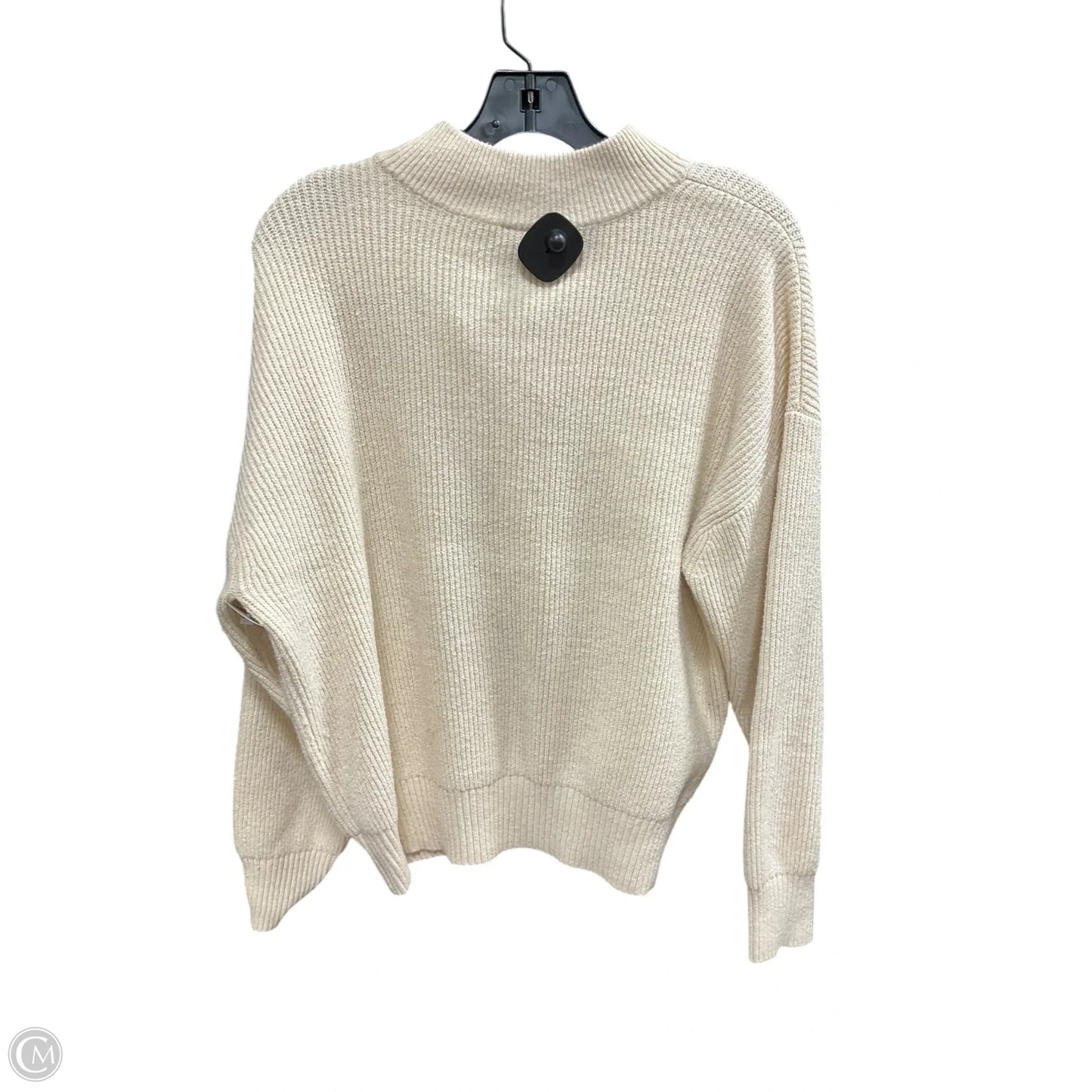 Cardigan By Ann Taylor In Cream, Size: Xl
