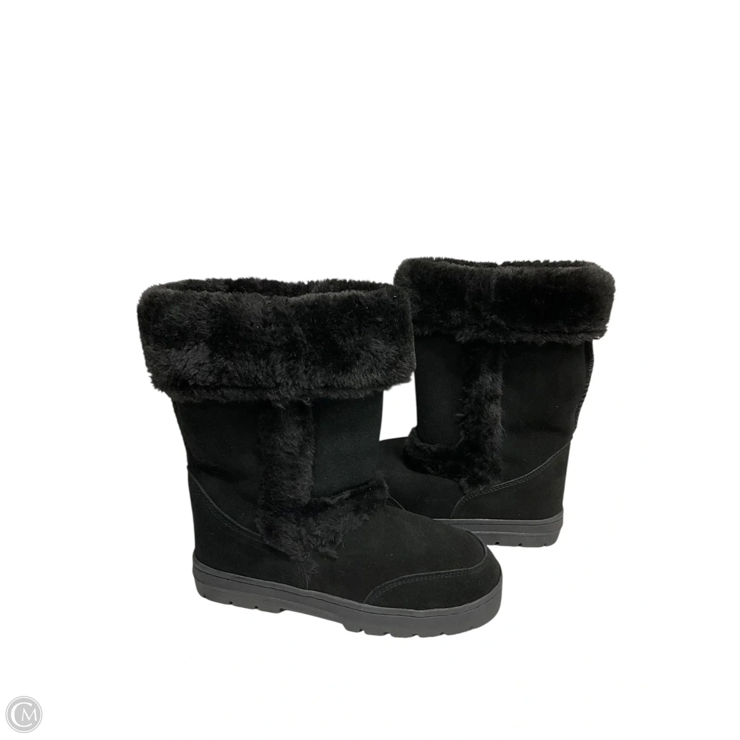 Boots Knee Flats By Style And Company In Black, Size: 8