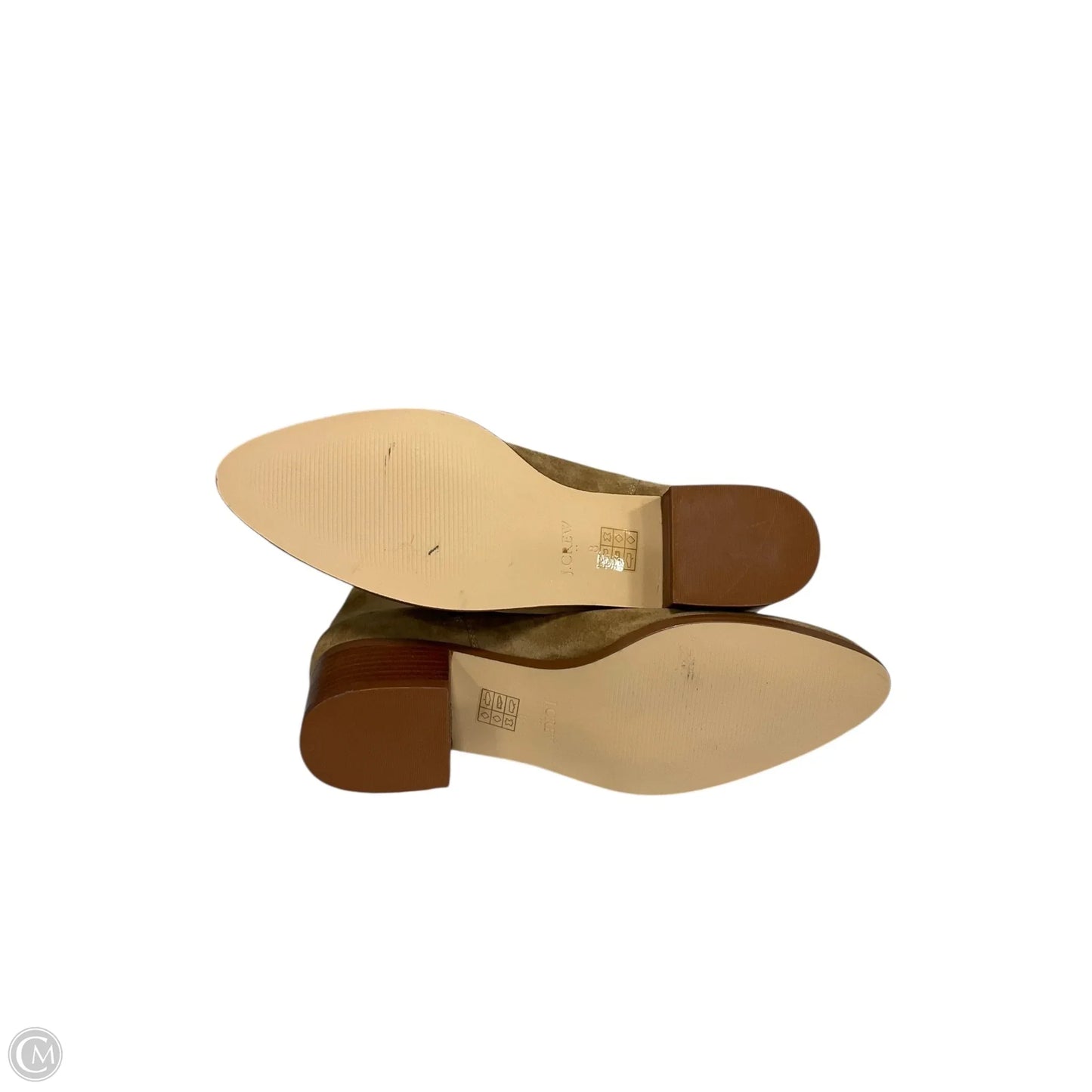 Boots Knee Heels By J. Crew In Brown, Size: 8