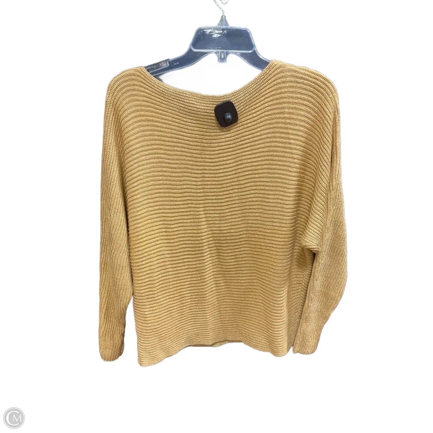 Sweater By Ralph Lauren In Gold, Size: L