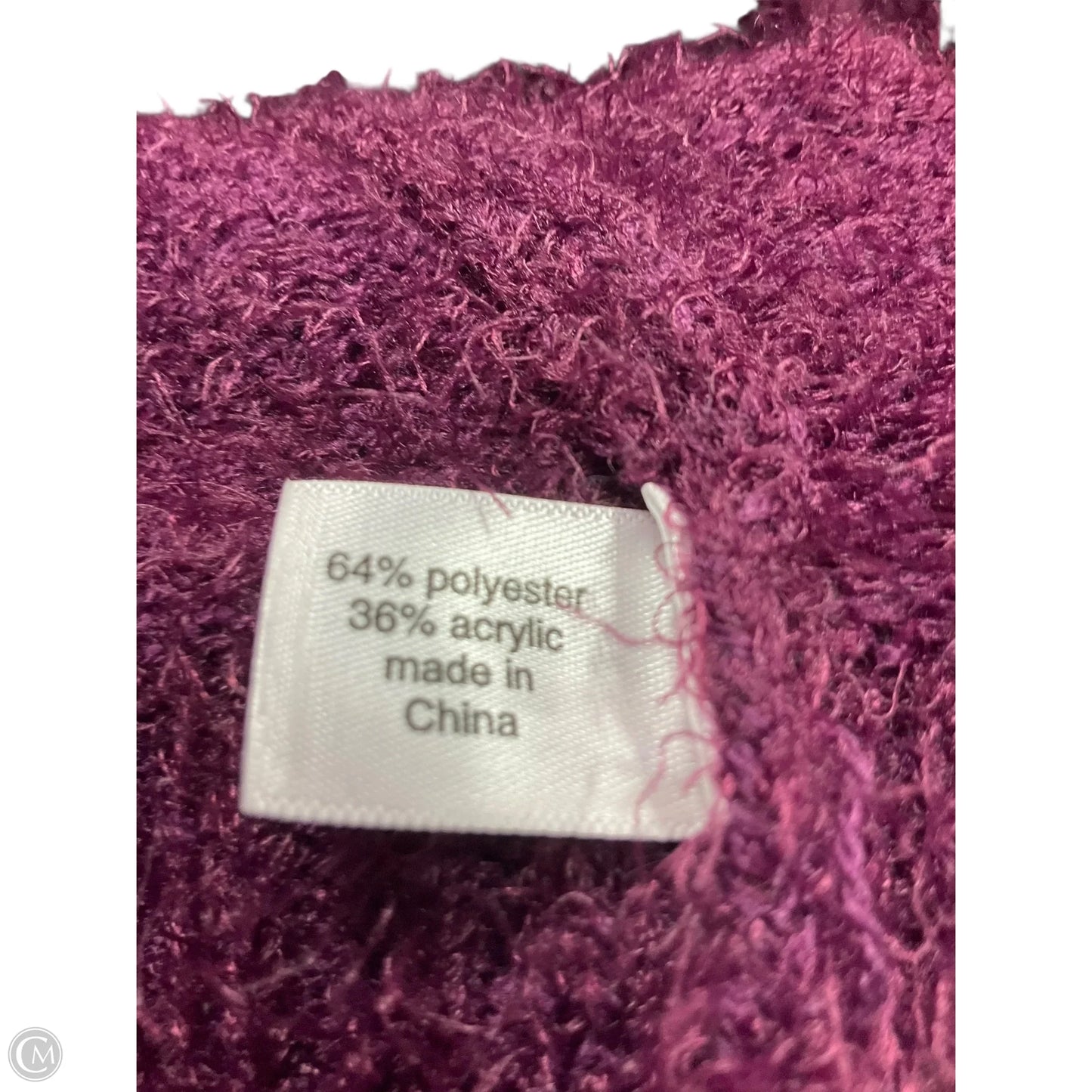 Sweater Cardigan By Lane Bryant In Purple, Size: 18