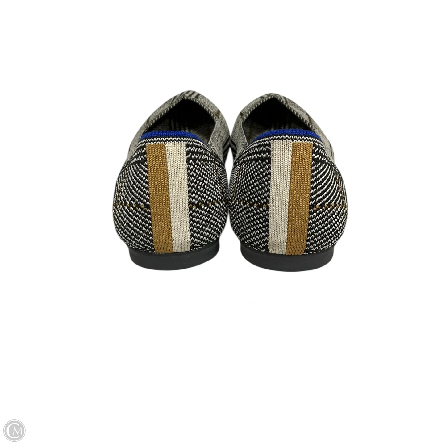 Shoes Flats By Rothys In Black & White, Size: 7.5