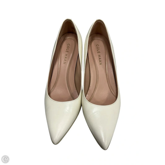 Shoes Heels Block By Cole-haan In Cream, Size: 7.5