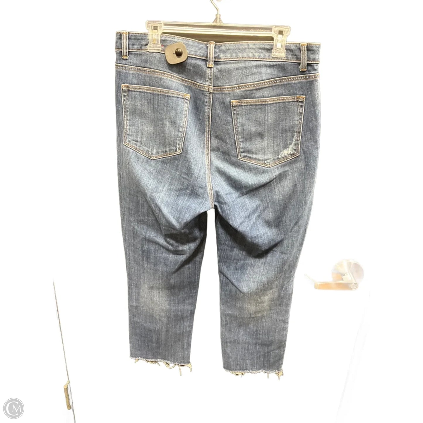Jeans Straight By Talbots In Blue Denim, Size: 12p