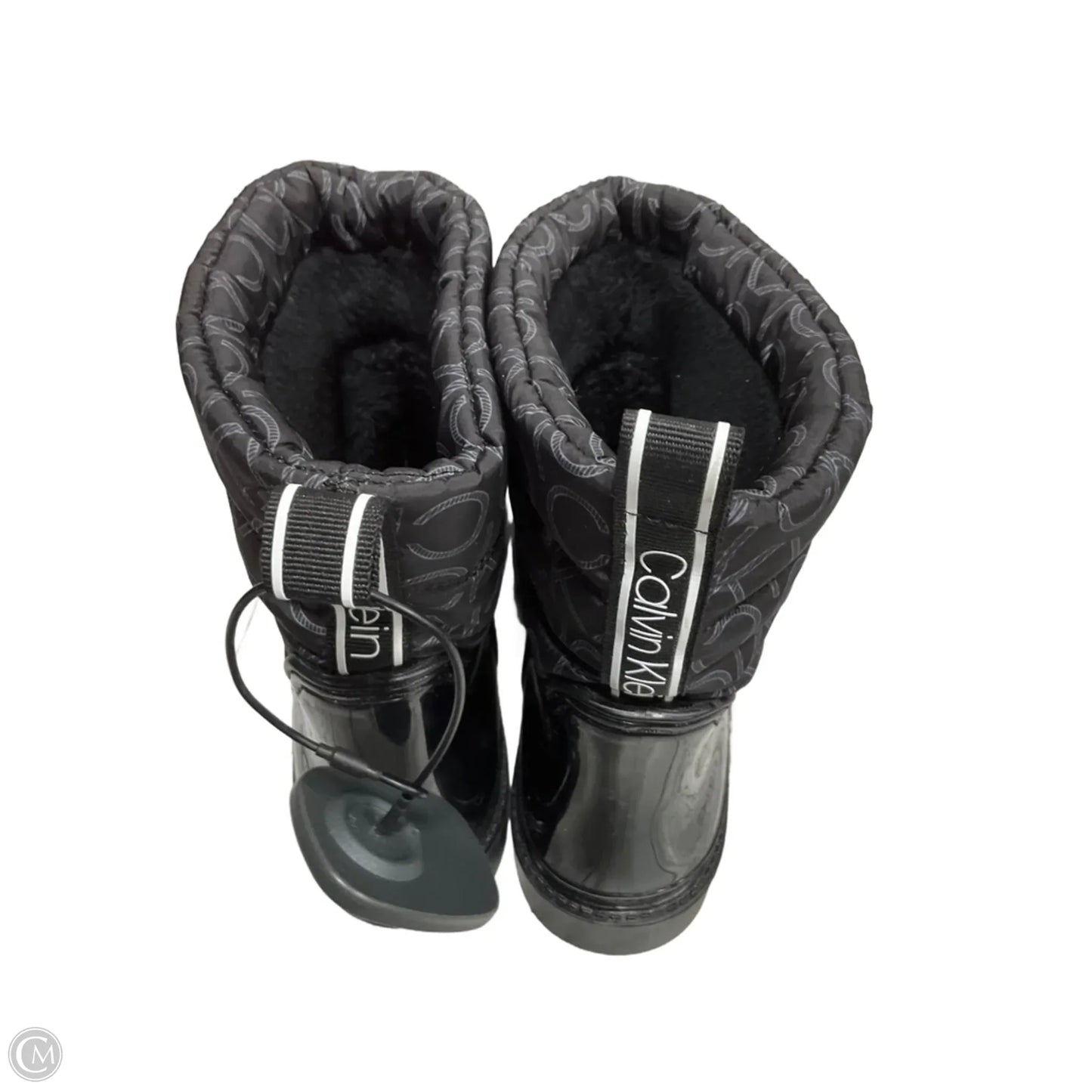 Boots Ankle Heels By Calvin Klein In Black, Size: 7