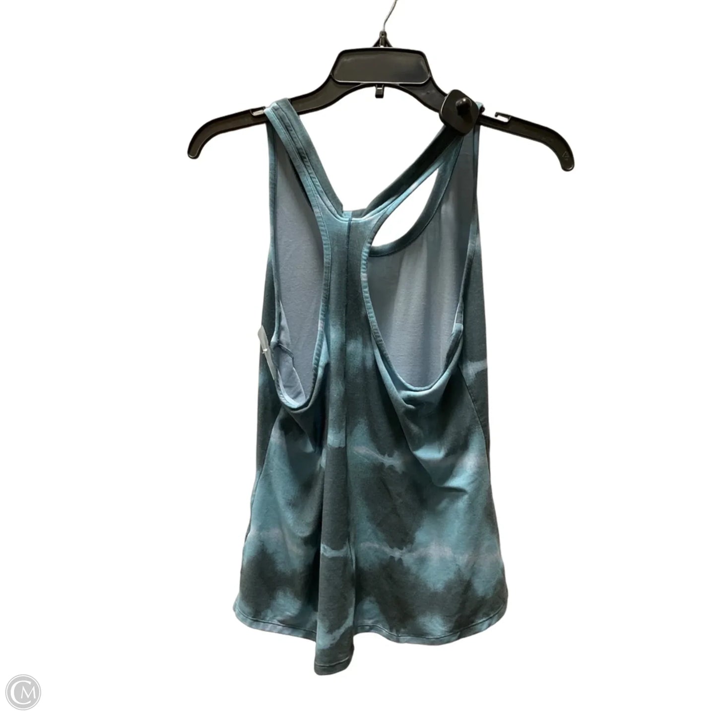 Athletic Tank Top By Nike Apparel In Tie Dye Print, Size: L