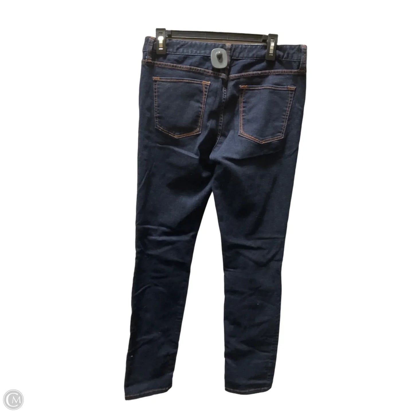 Jeans Skinny By Banana Republic In Blue Denim, Size: 10