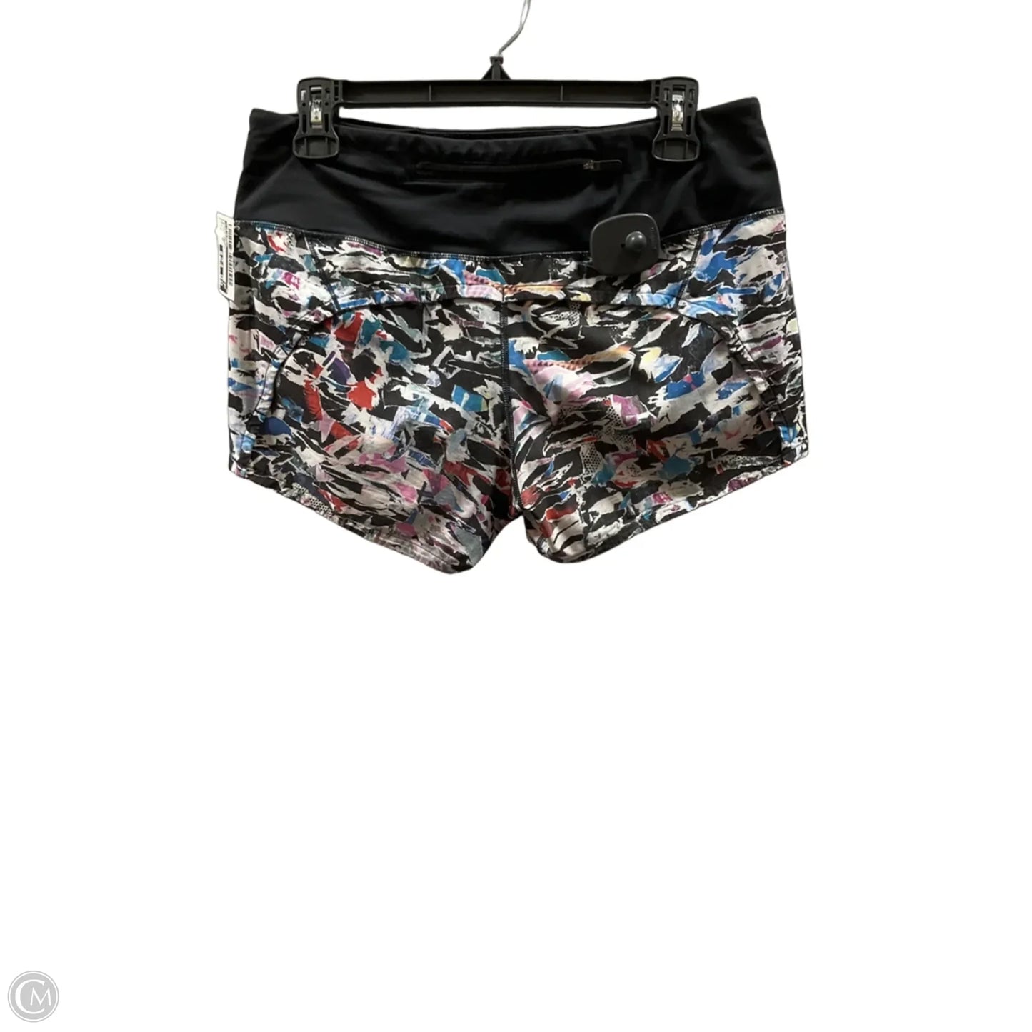 Athletic Shorts By Lululemon In Black & White, Size: 6