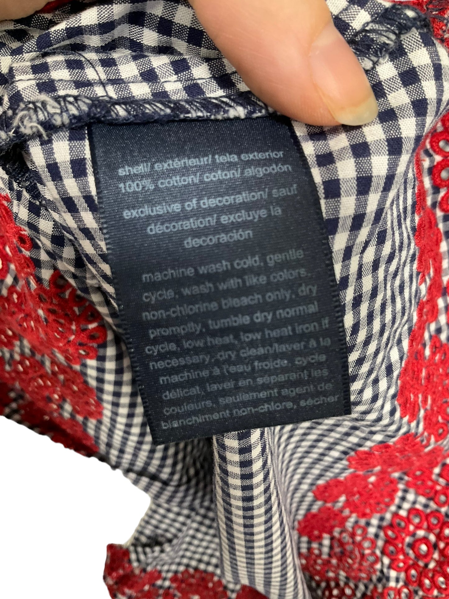 Blouse Long Sleeve By Tommy Hilfiger Size: M