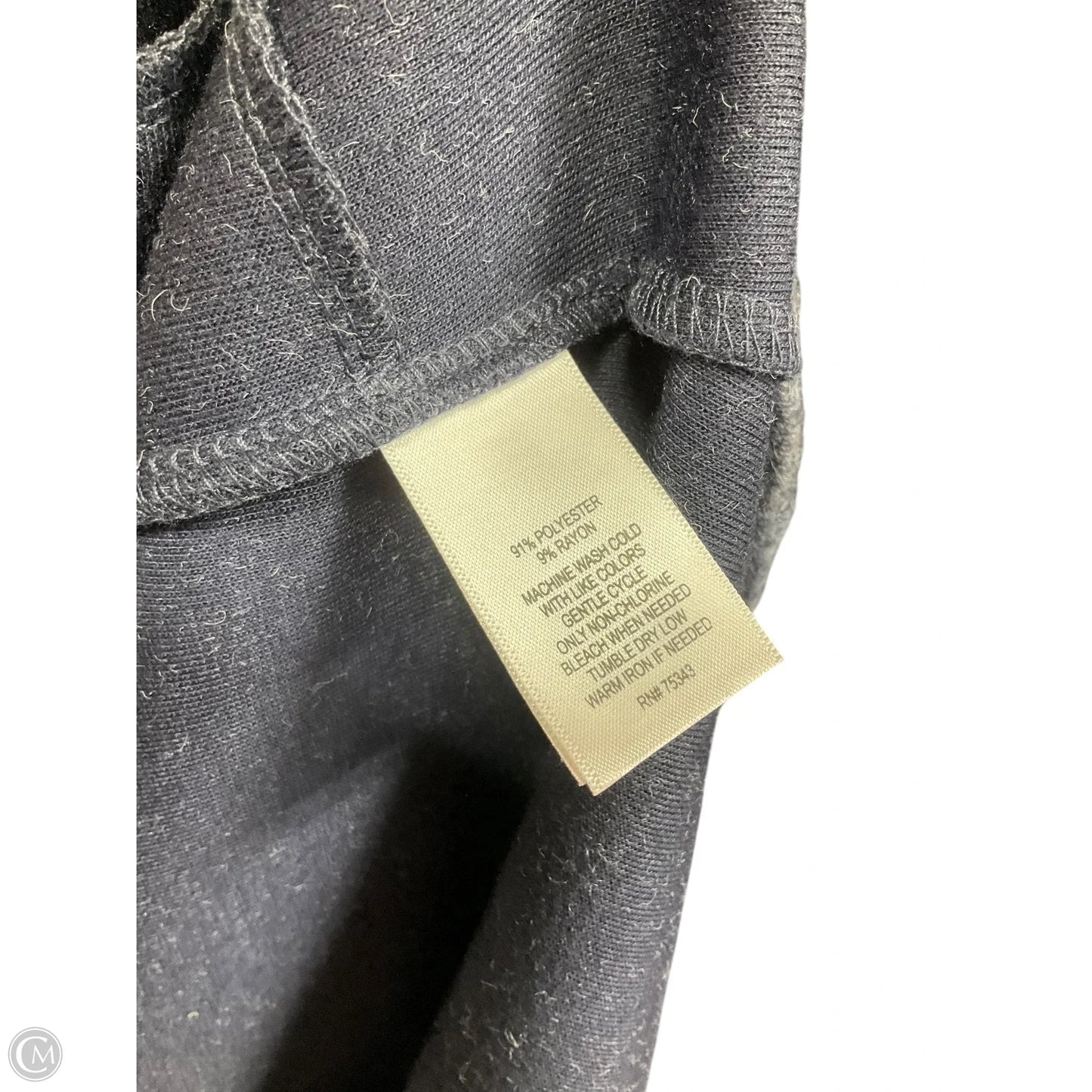 Dress Casual Short By Adrienne Vittadini In Blue, Size: L