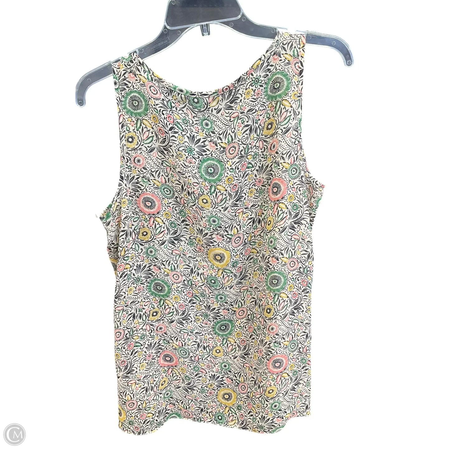 Top Sleeveless By Clothes Mentor In Floral Print, Size: M
