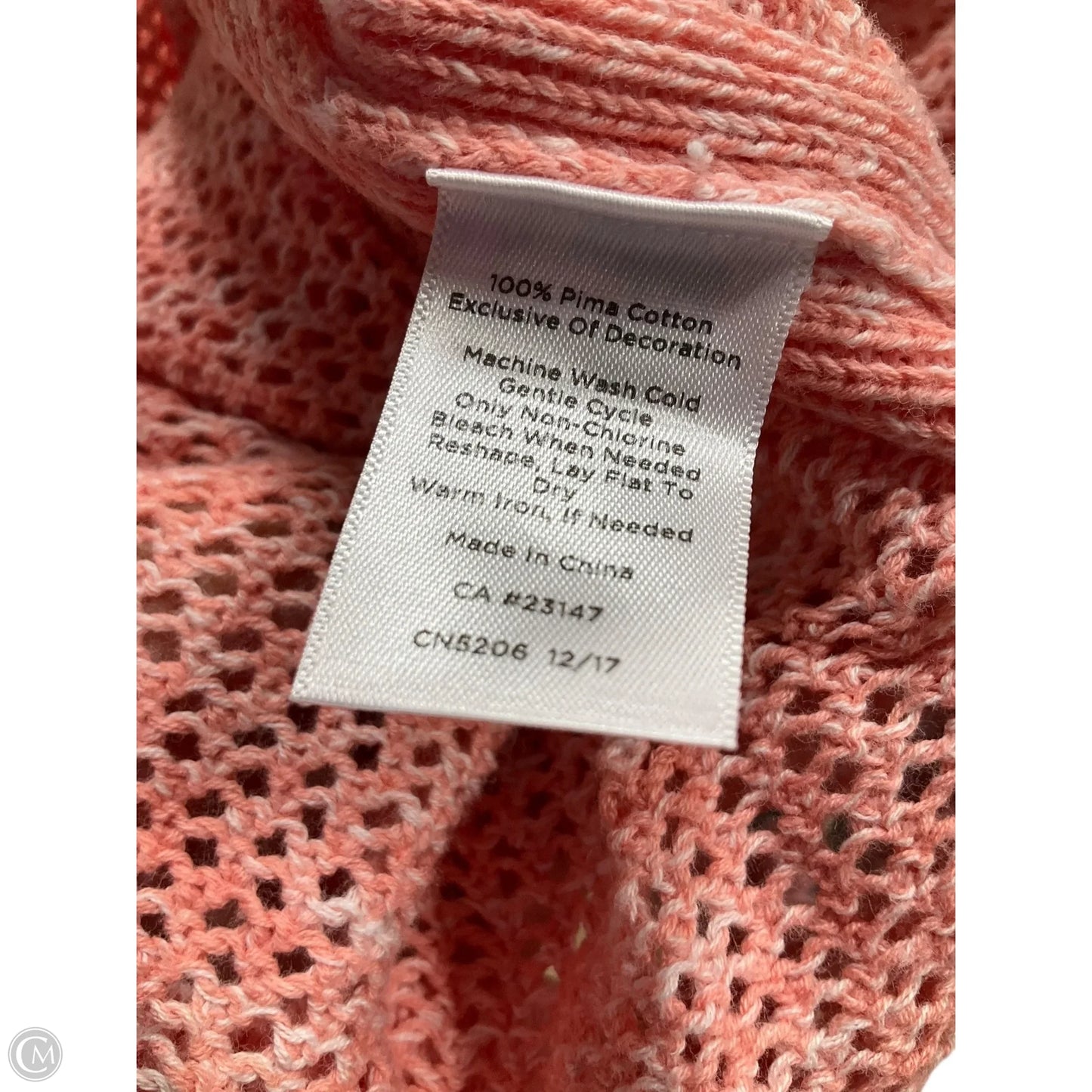 Sweater By Talbots In Orange, Size: M