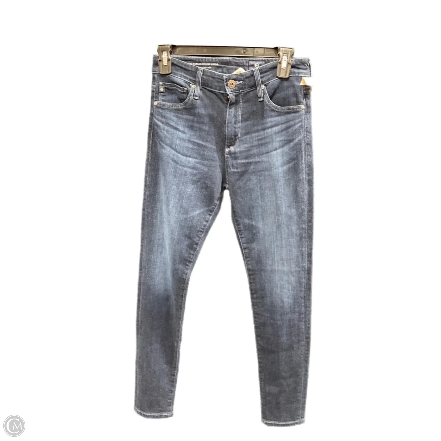 Jeans Skinny By Adriano Goldschmied In Blue Denim, Size: 4